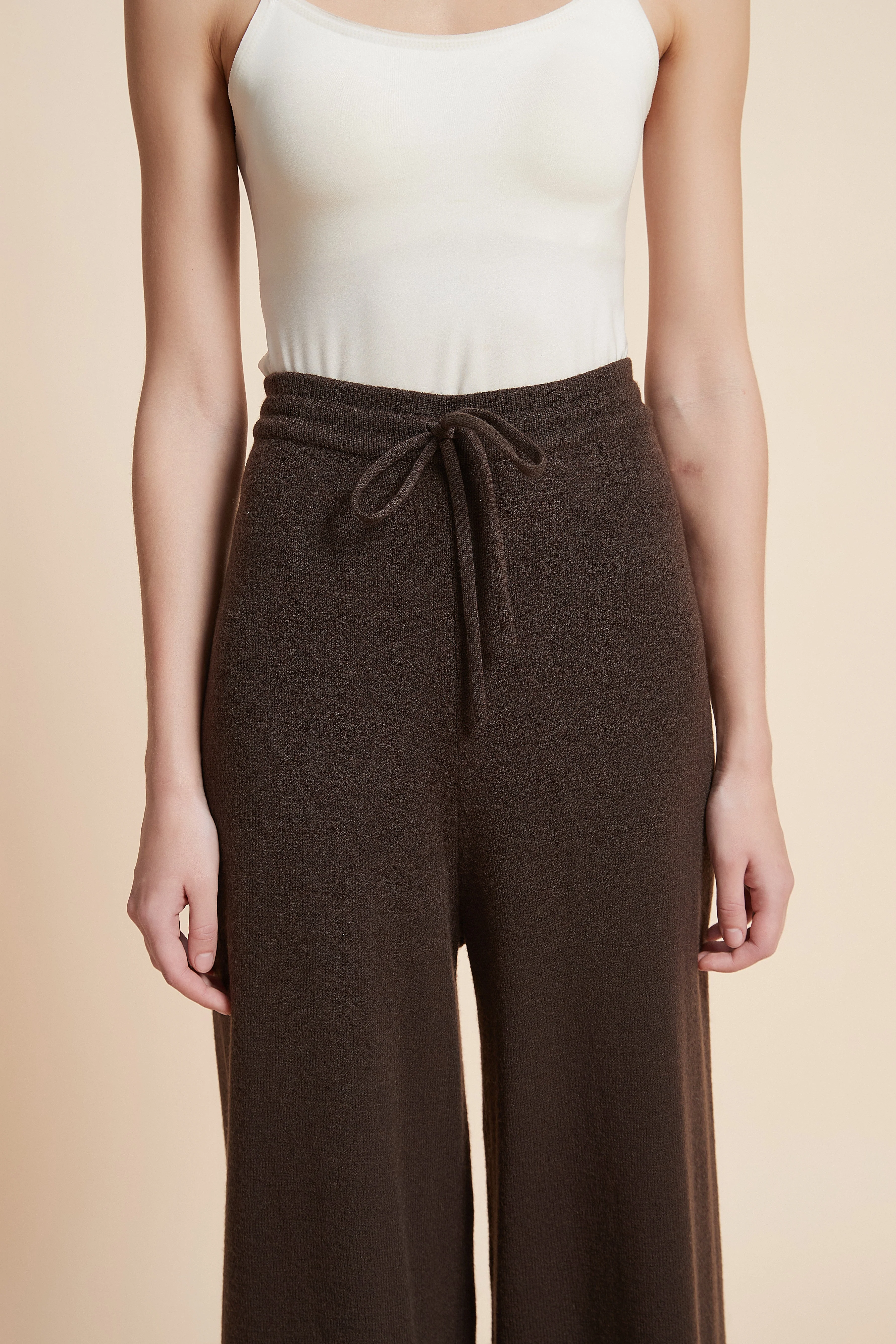Wide-Leg Solid Long Pants - Image 7