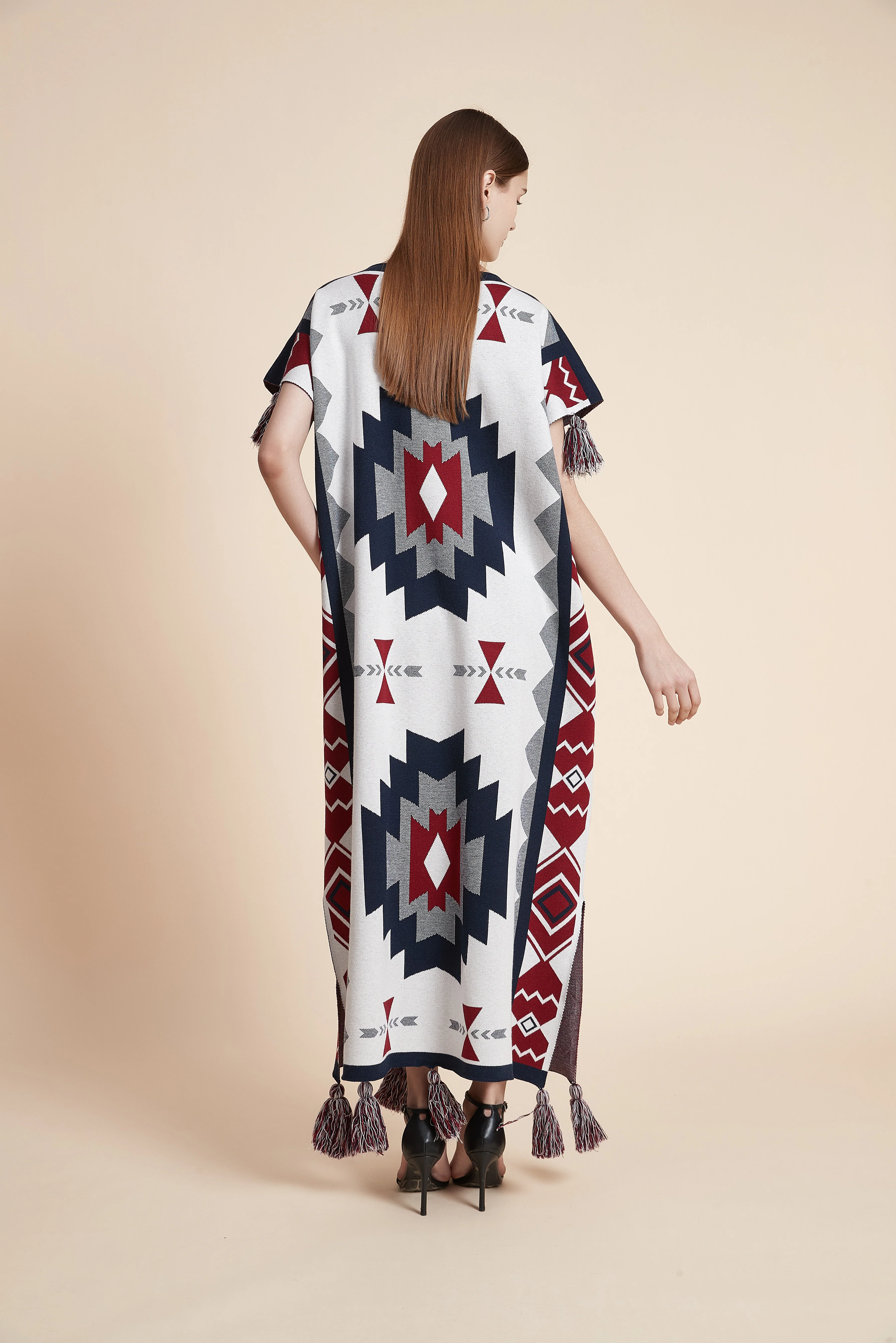Desert Mosaic Tassel Kaftan - Image 2