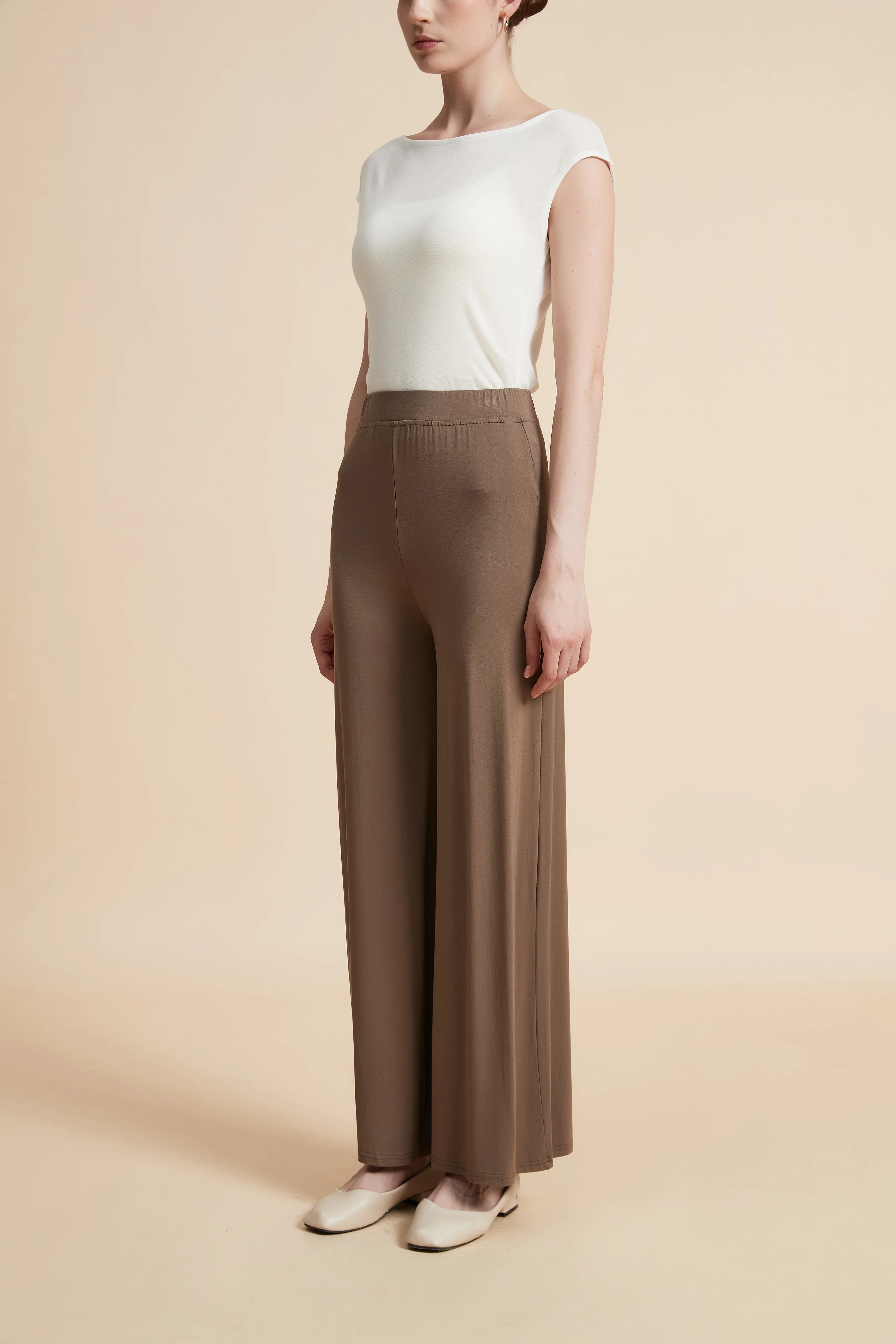 Wide Leg Solid Pants - Image 8