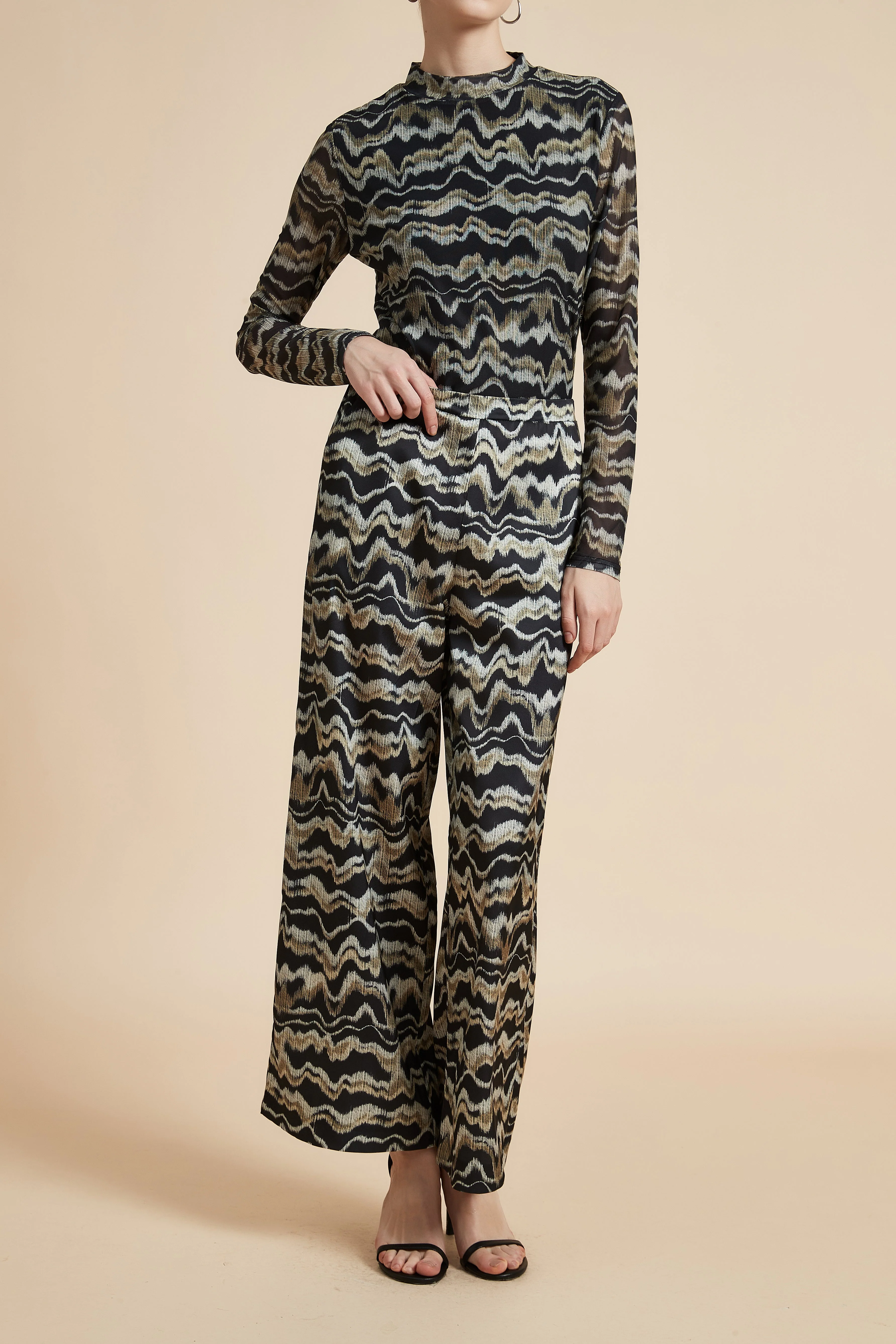 Wide Leg Colorful Pants