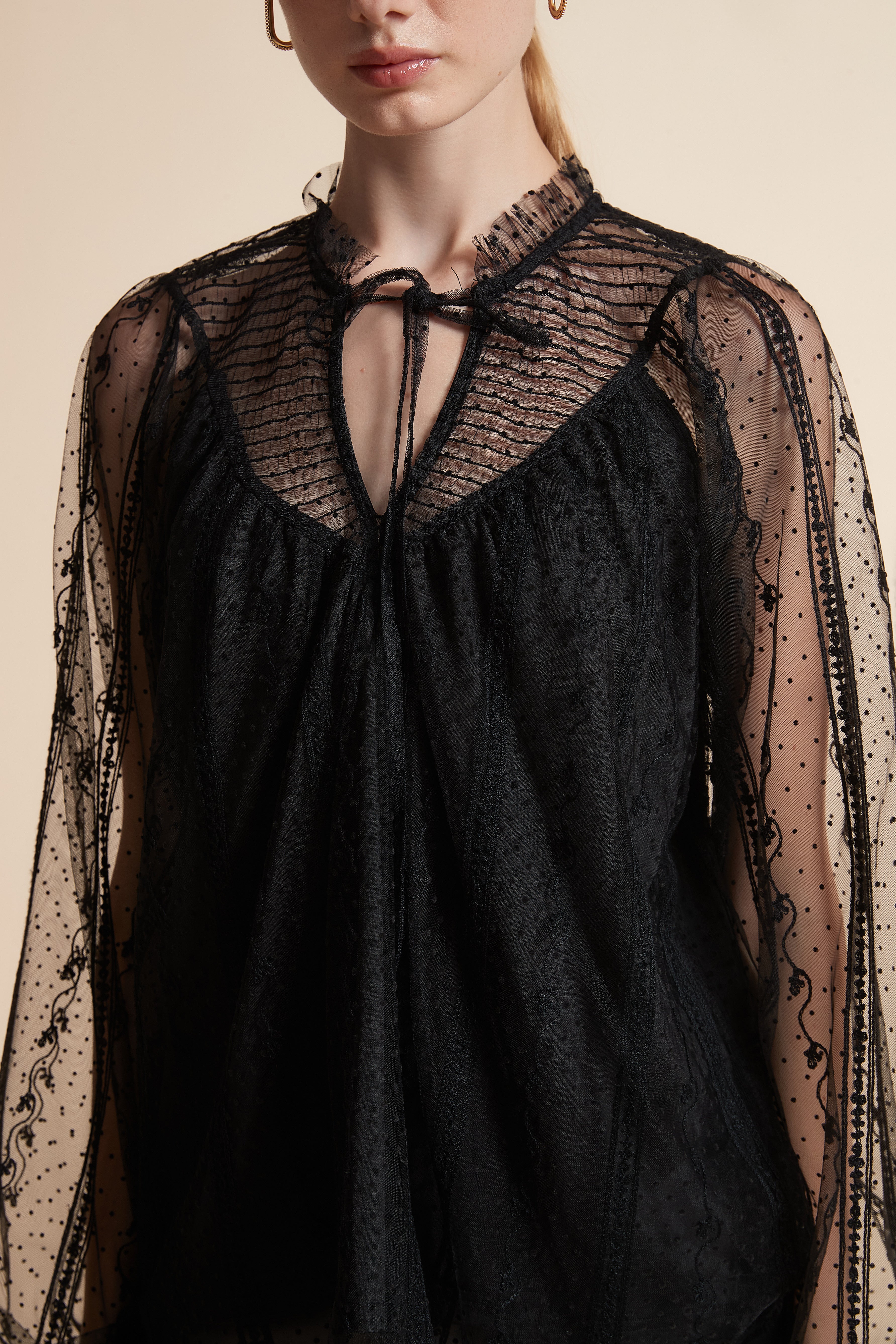 Embroidered Long-Sleeve Top - Image 7