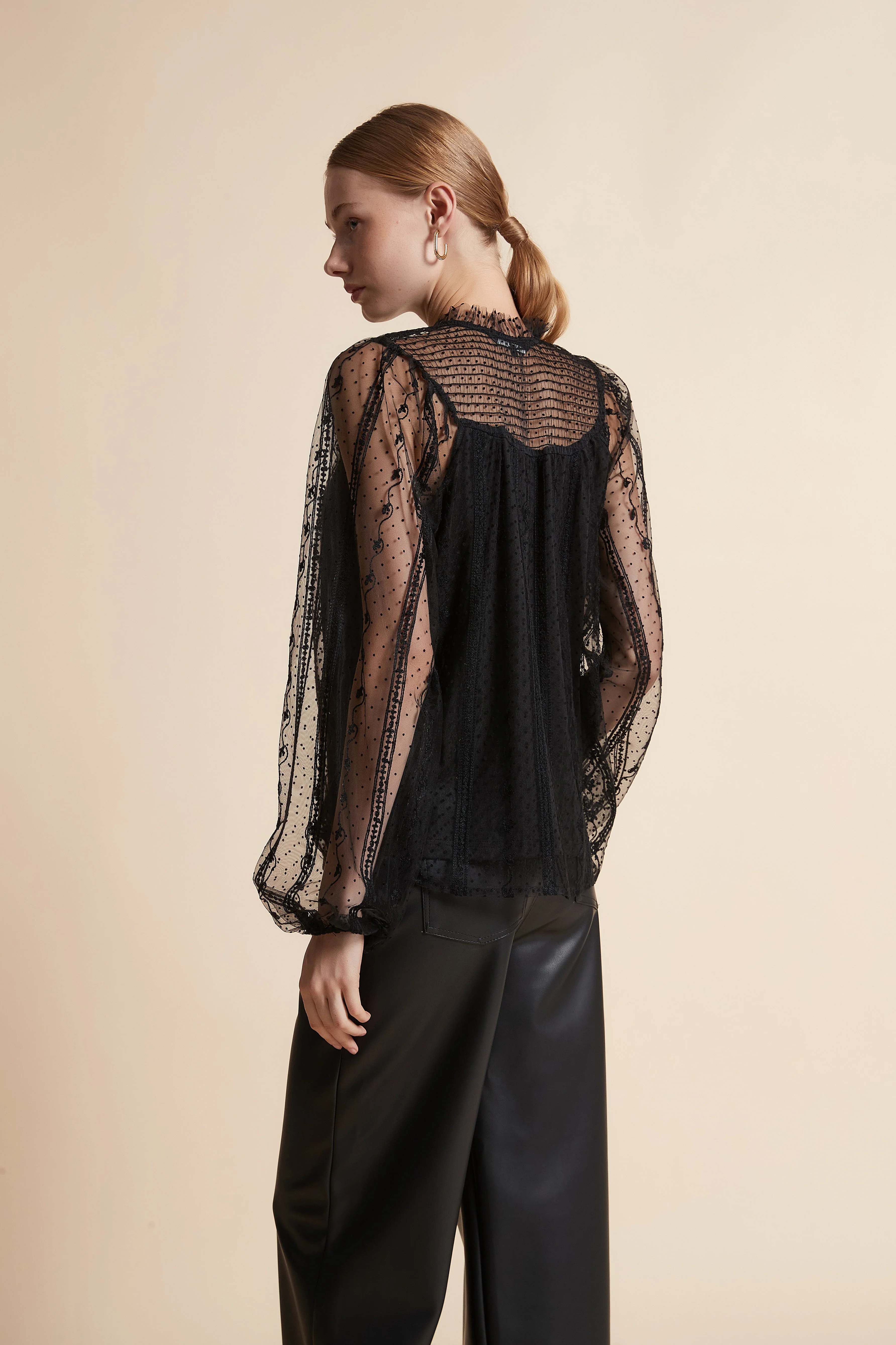 Embroidered Long-Sleeve Top - Image 8