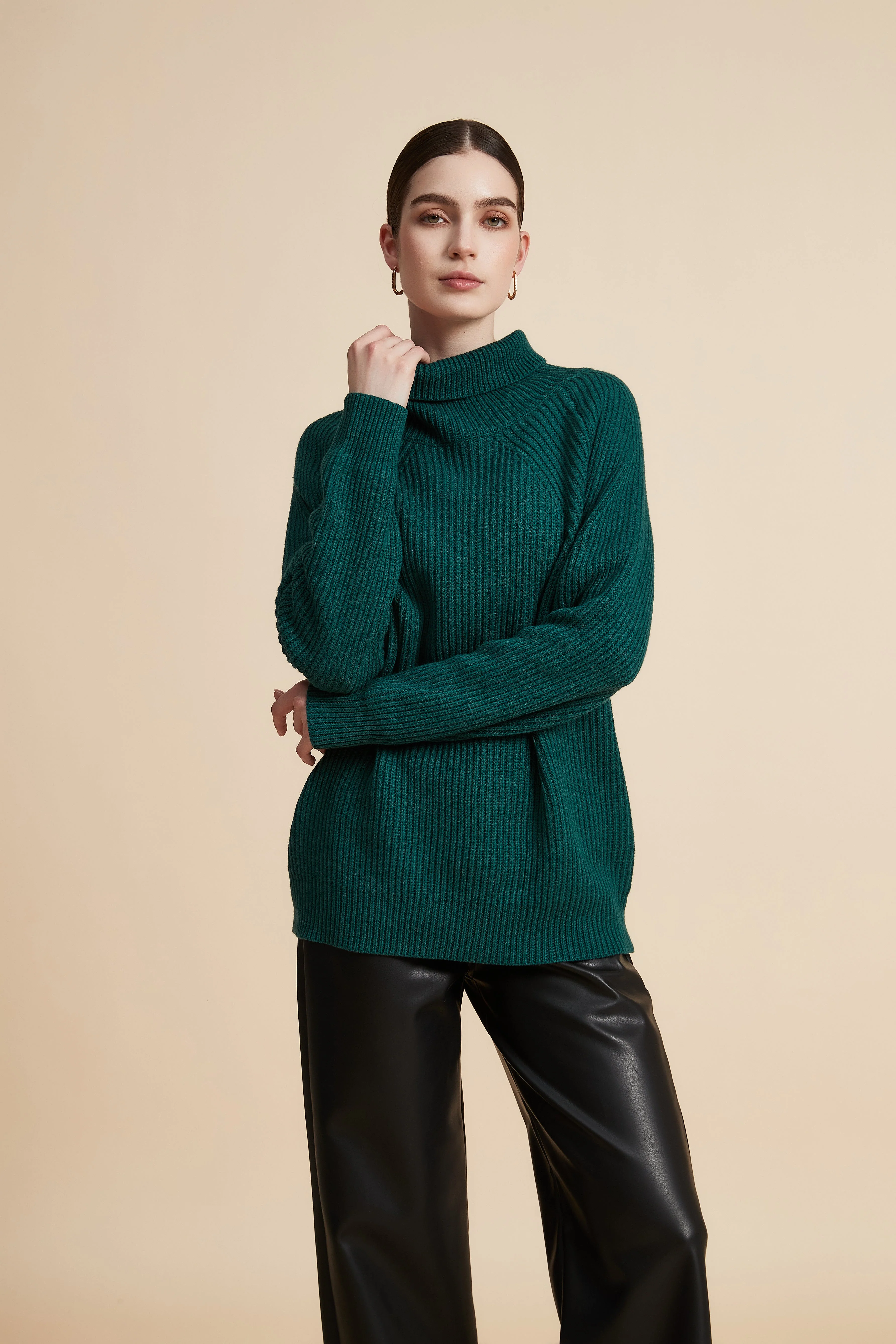 Long Sleeve Ribbed Sweater