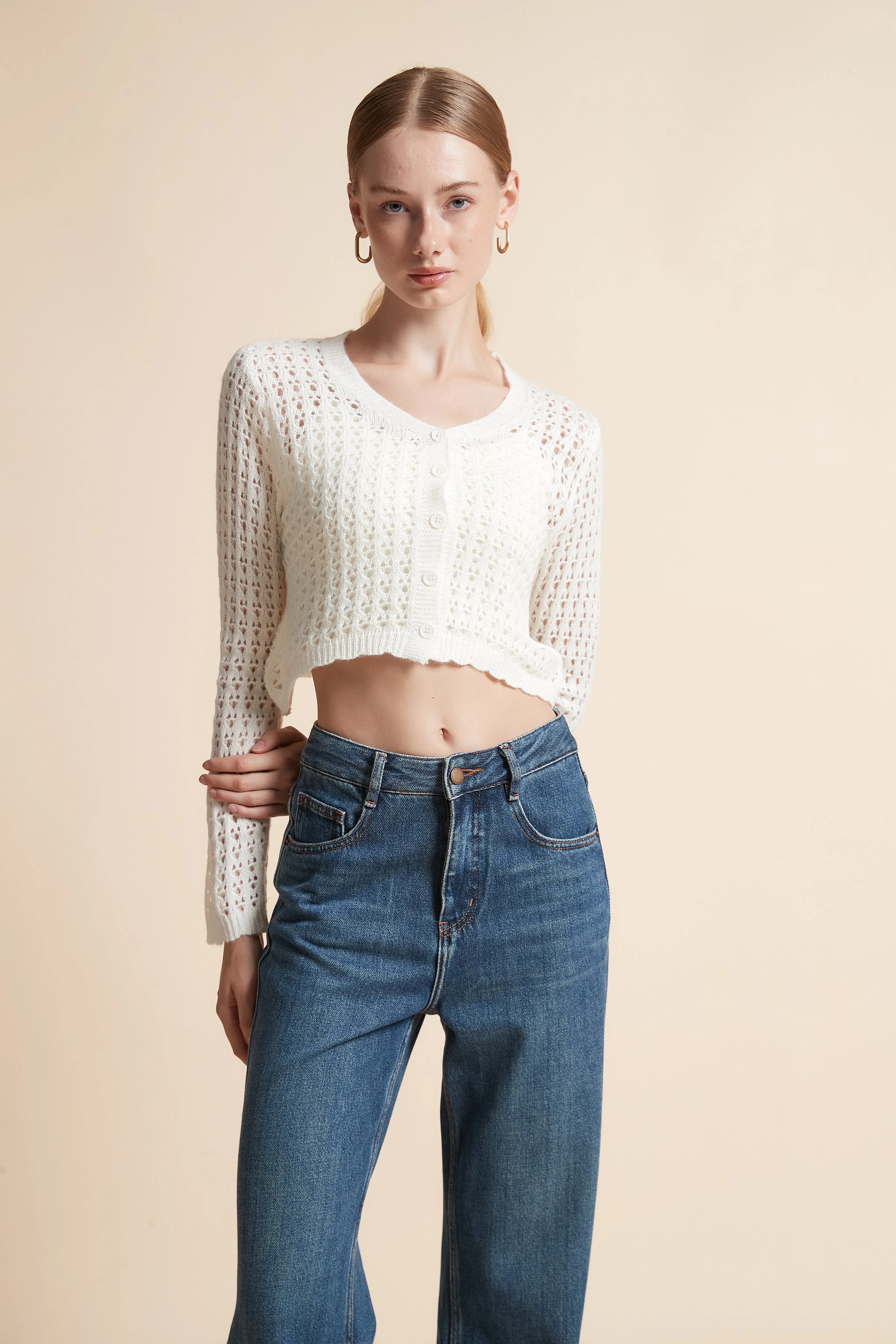 Long-Sleeved Cardigan - Image 4