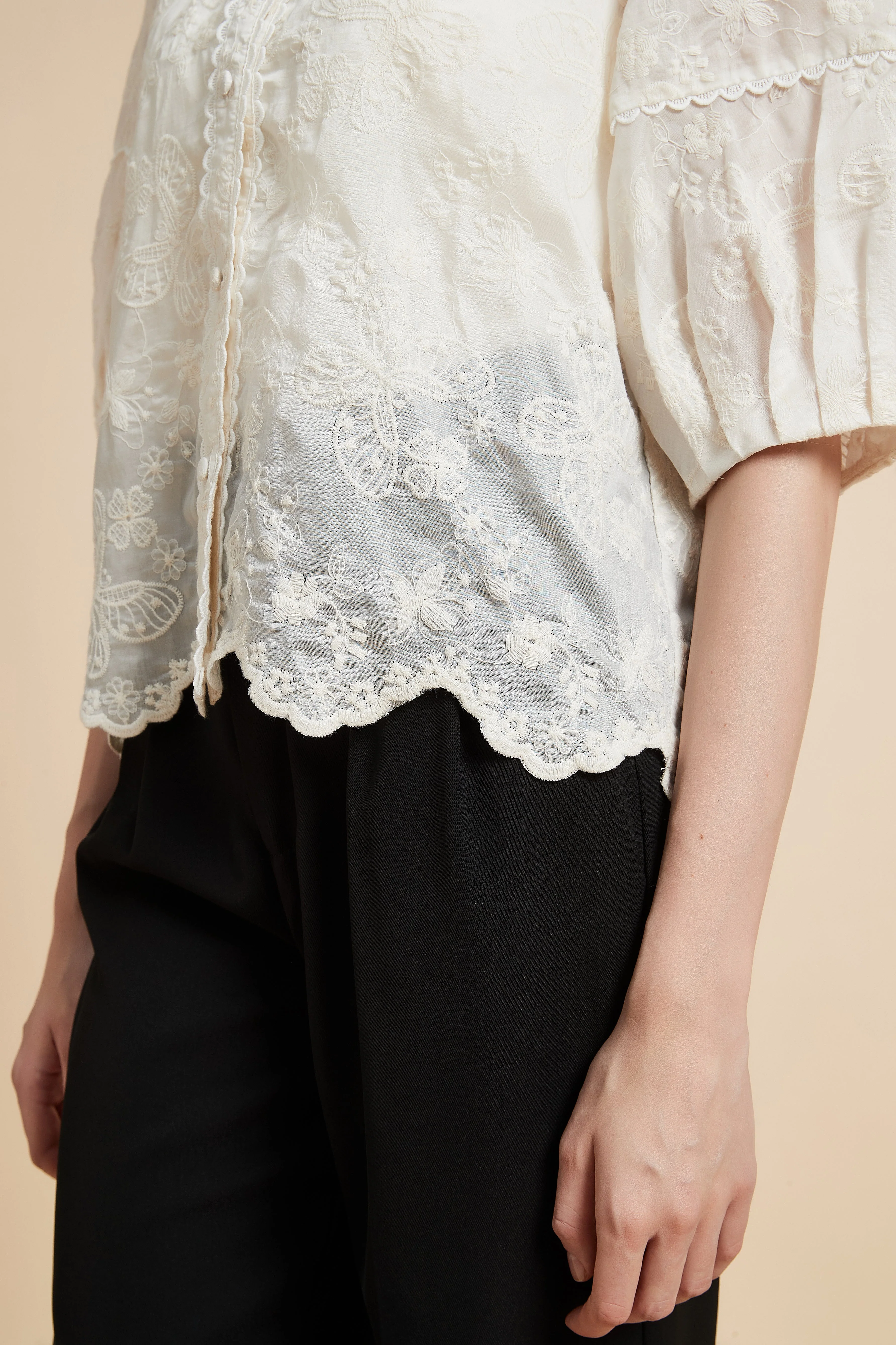 Short Sleeve Shirt Blouse - Image 8