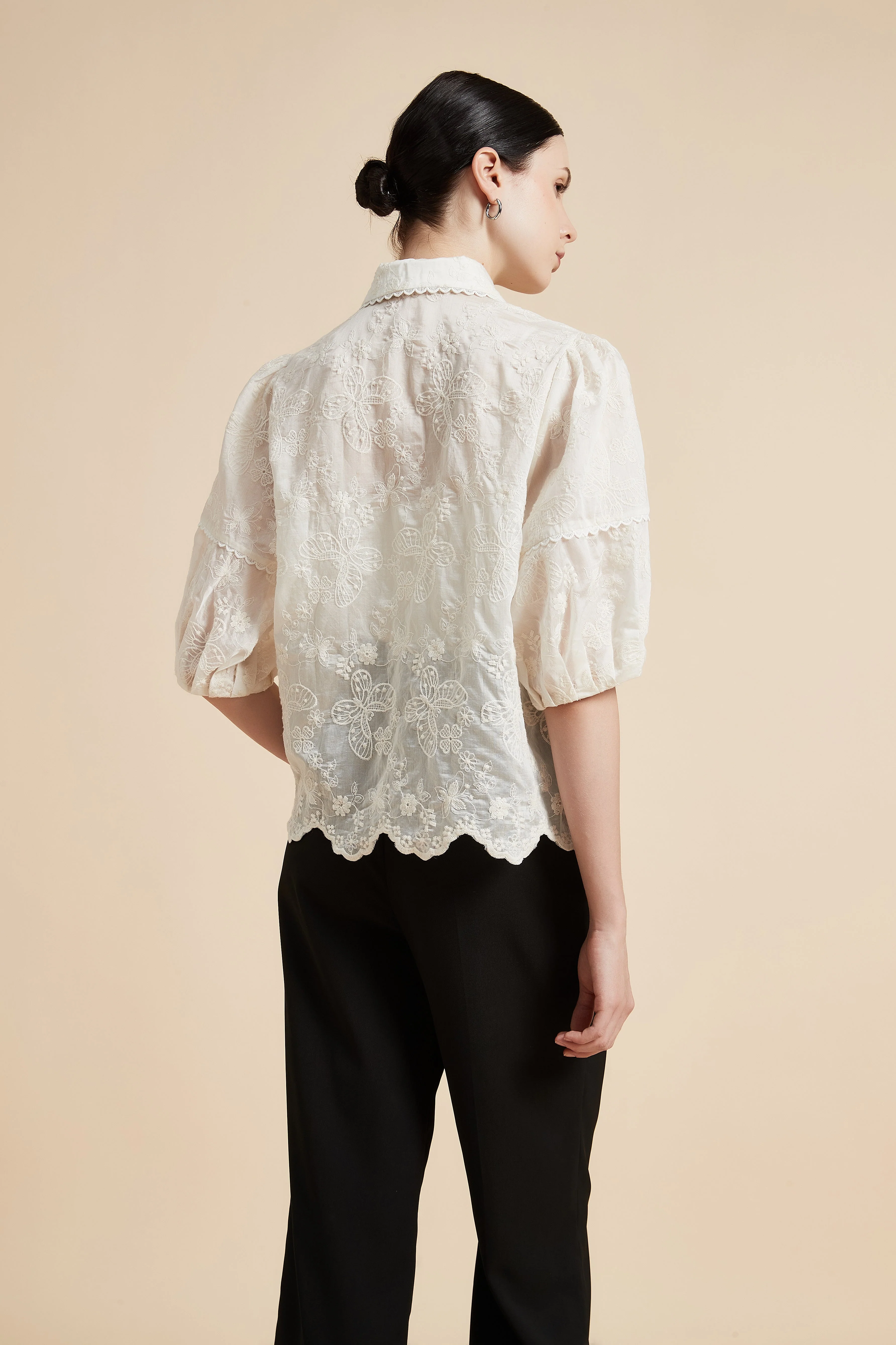 Short Sleeve Shirt Blouse - Image 9