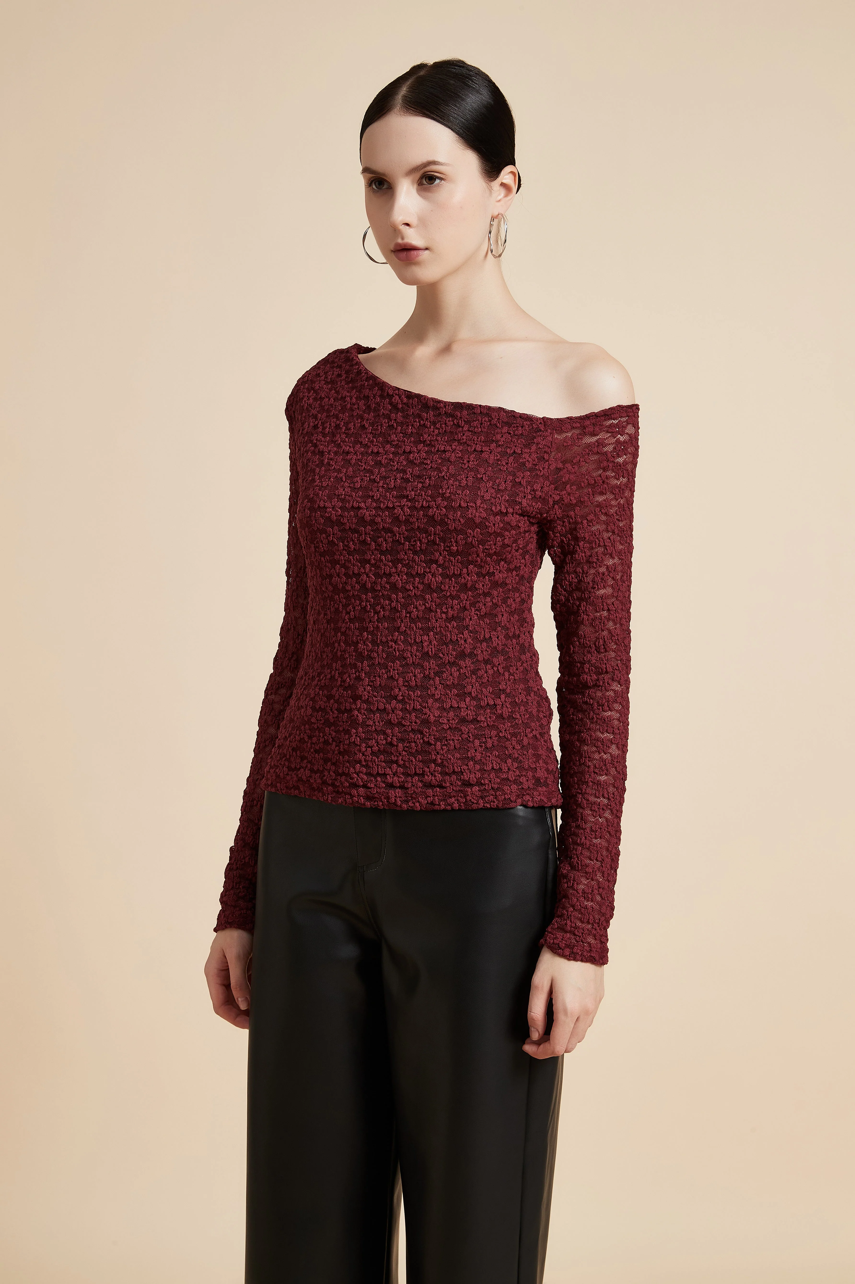 Width Length Long Sleeve Blouse - Image 3