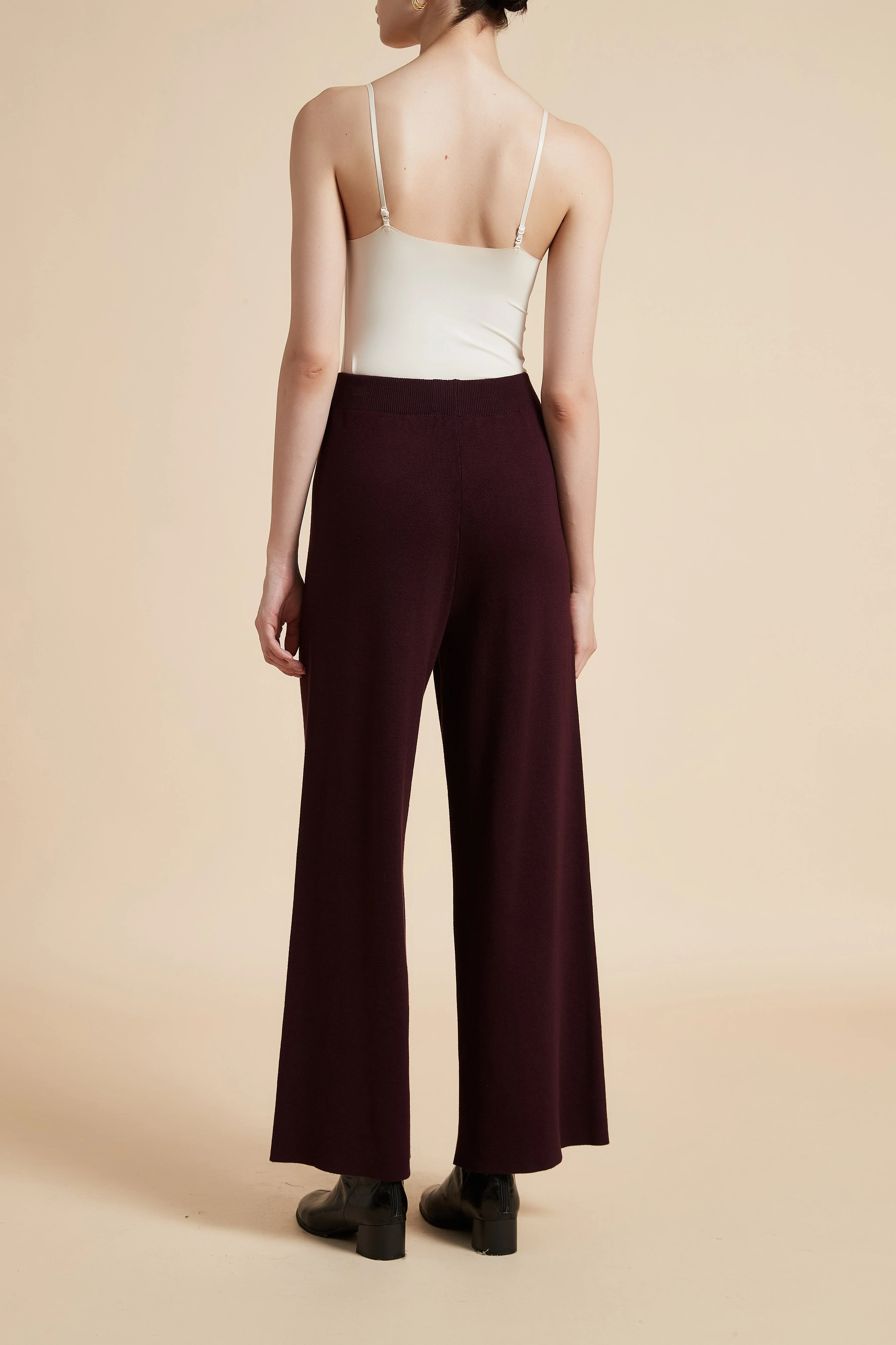 Wide Leg Solid Pants - Image 5