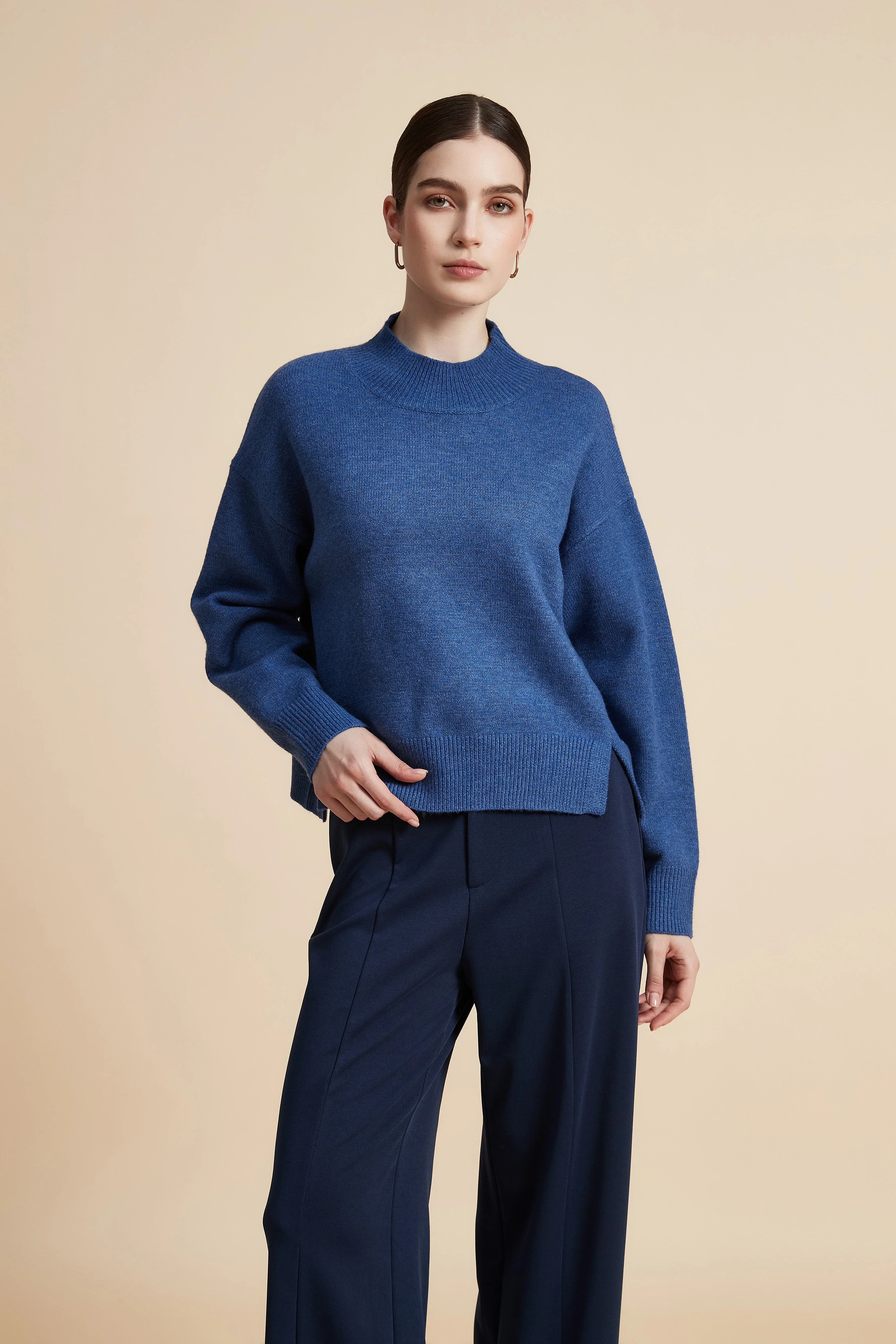 Long Sleeve Plain Sweater