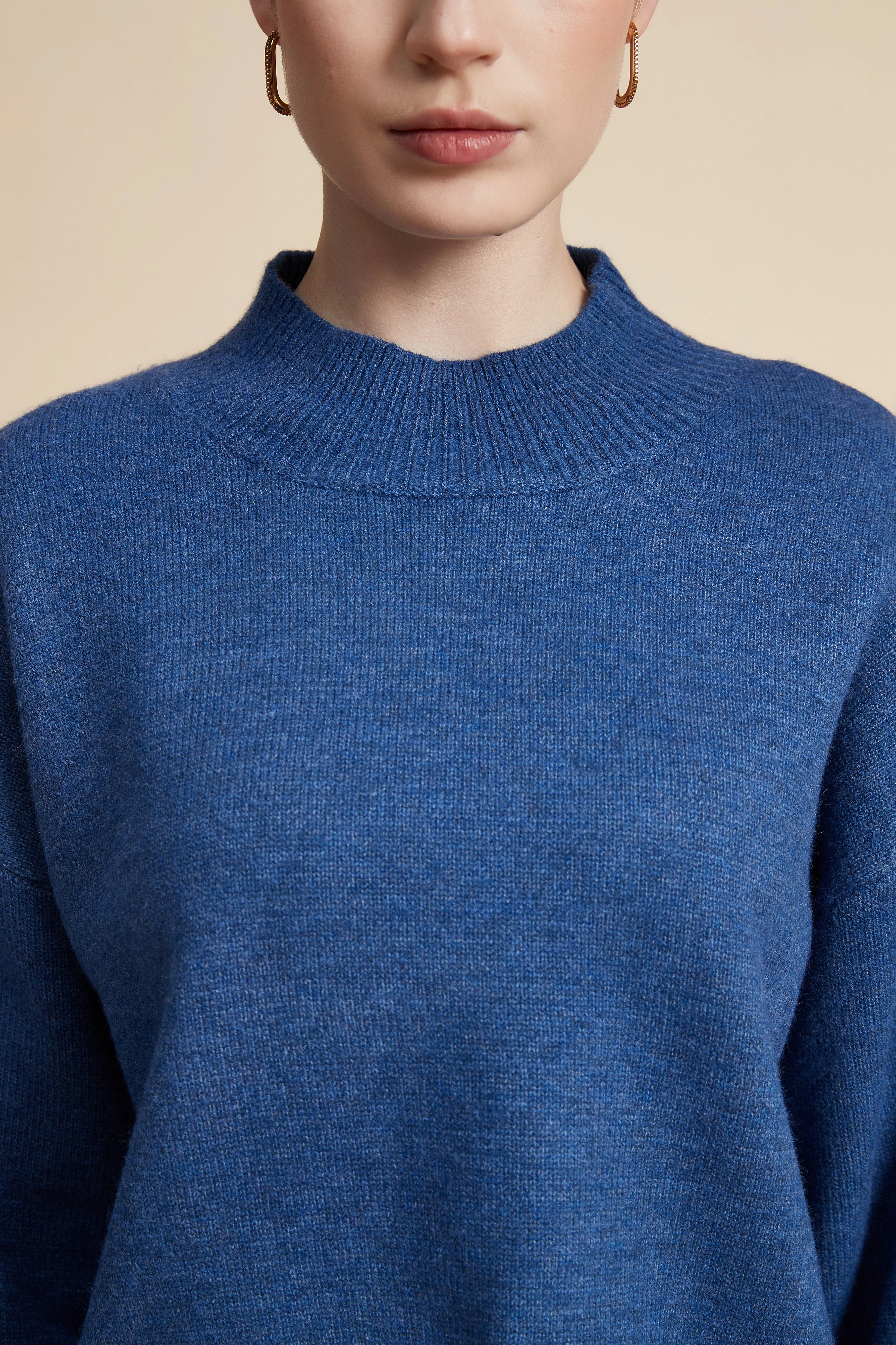 Long Sleeve Plain Sweater - Image 4