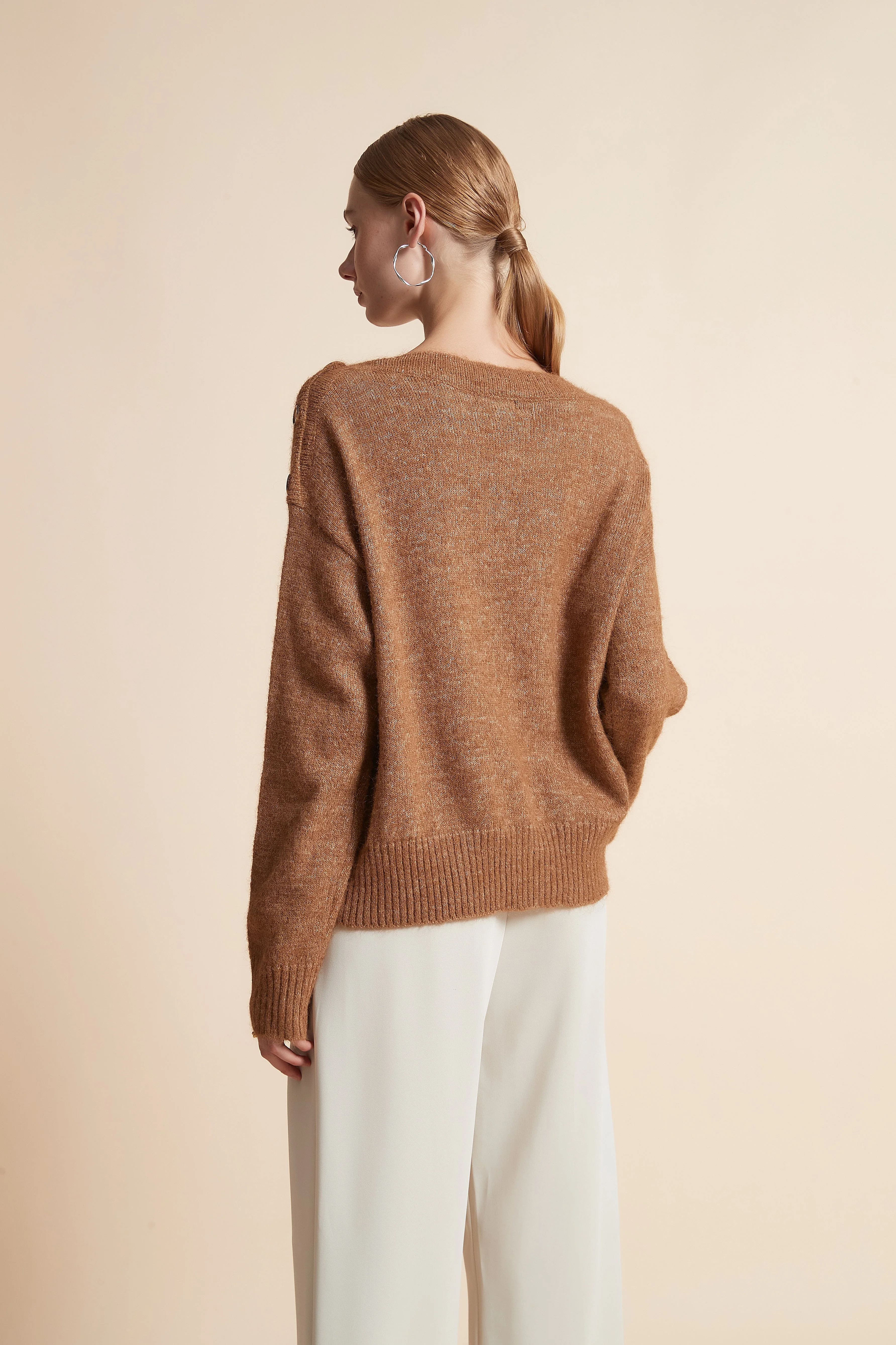 Oversized Solid Long-Sleeve Jacket - Image 9
