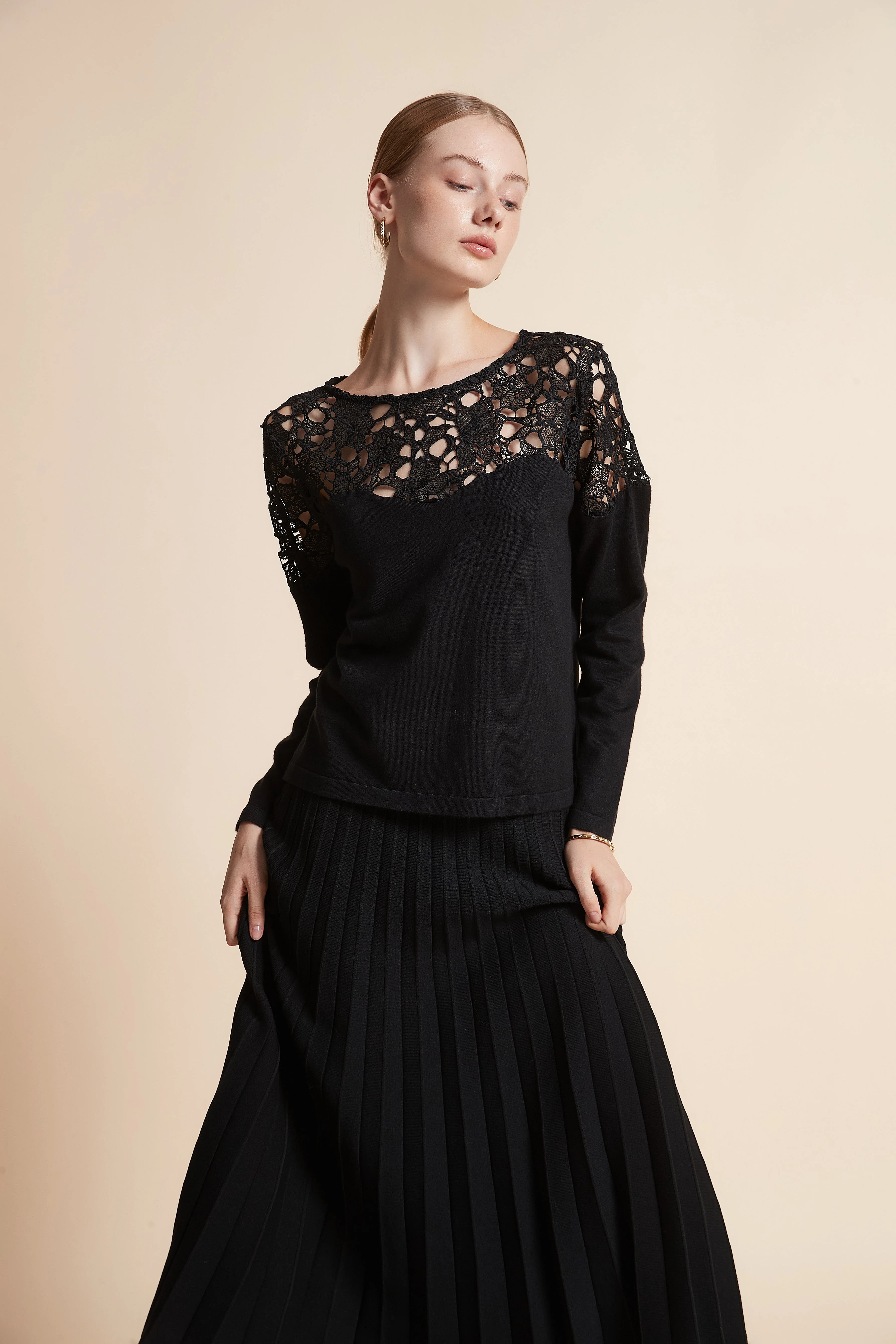 Embroidered Knit Sweater - Image 2