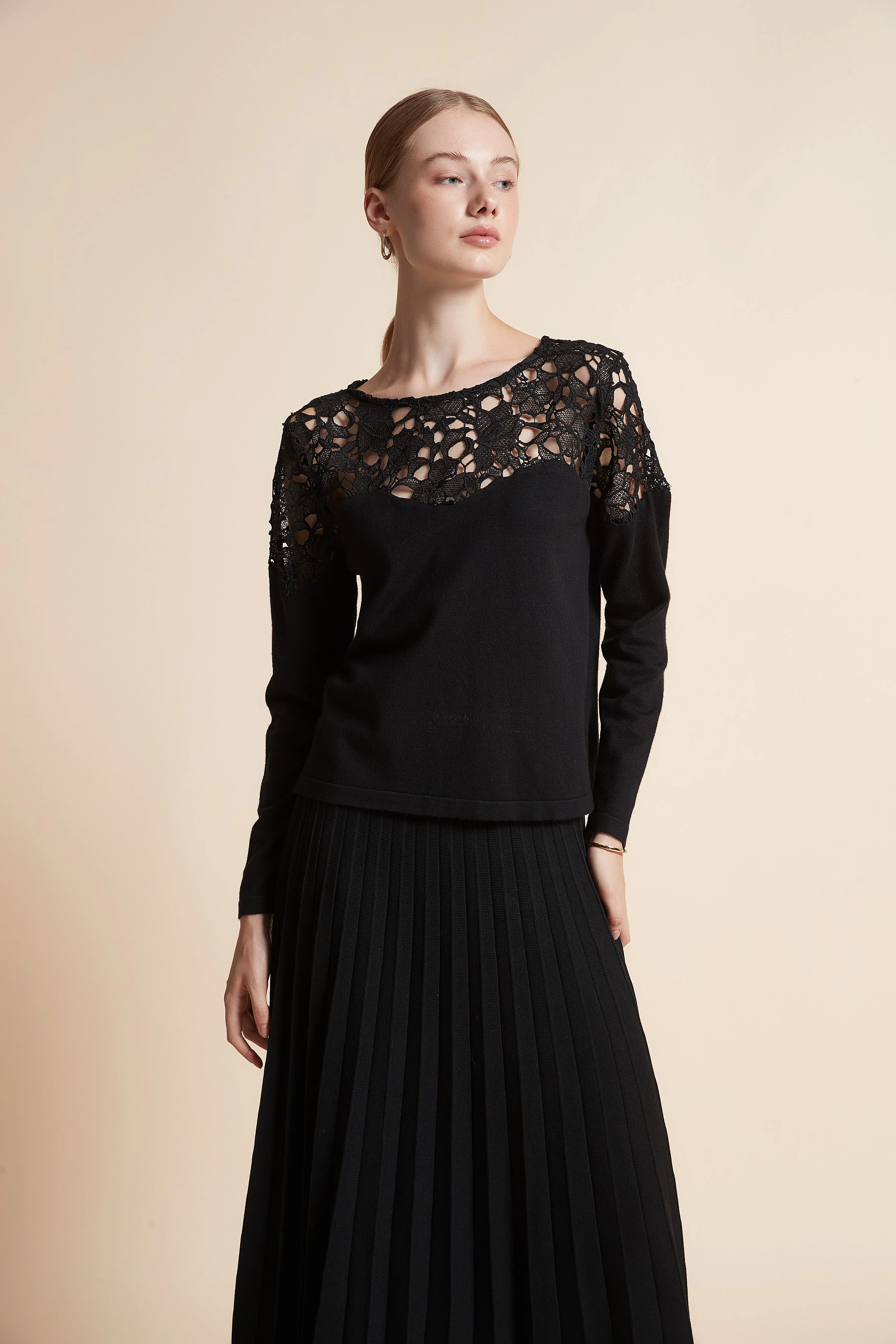 Embroidered Knit Sweater - Image 3