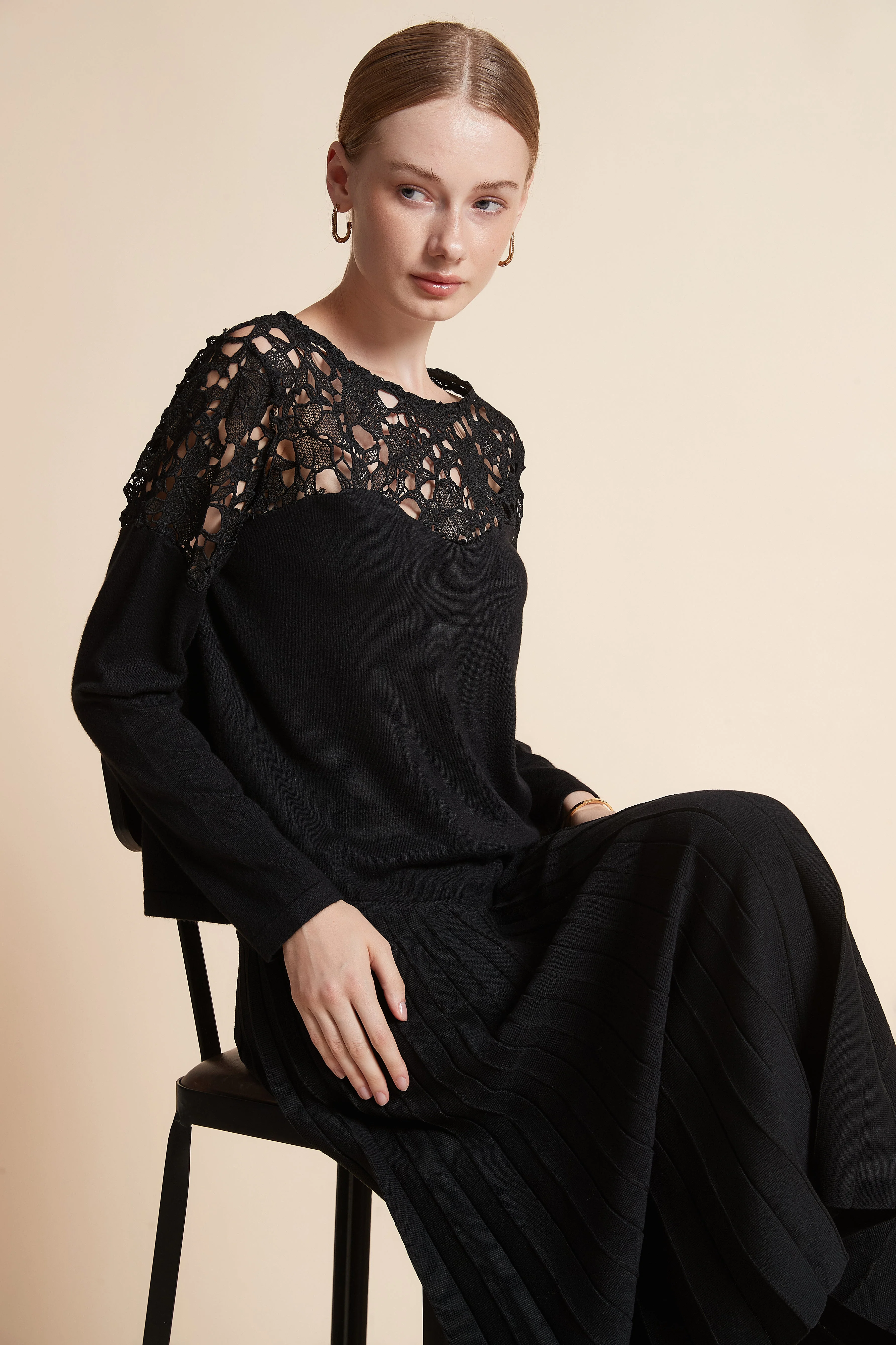 Embroidered Knit Sweater - Image 9