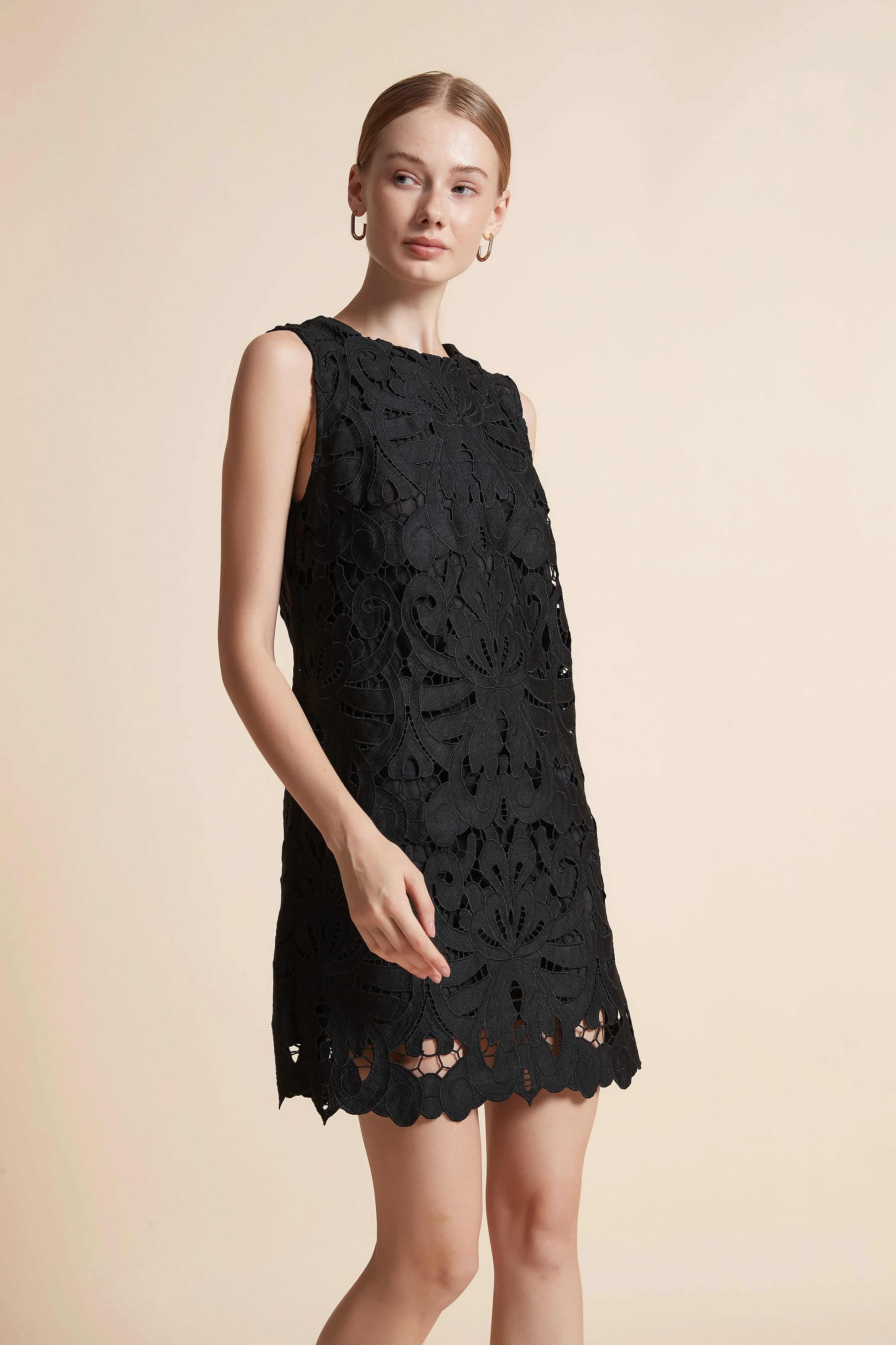 Short Sleeveless Dress - Image 4
