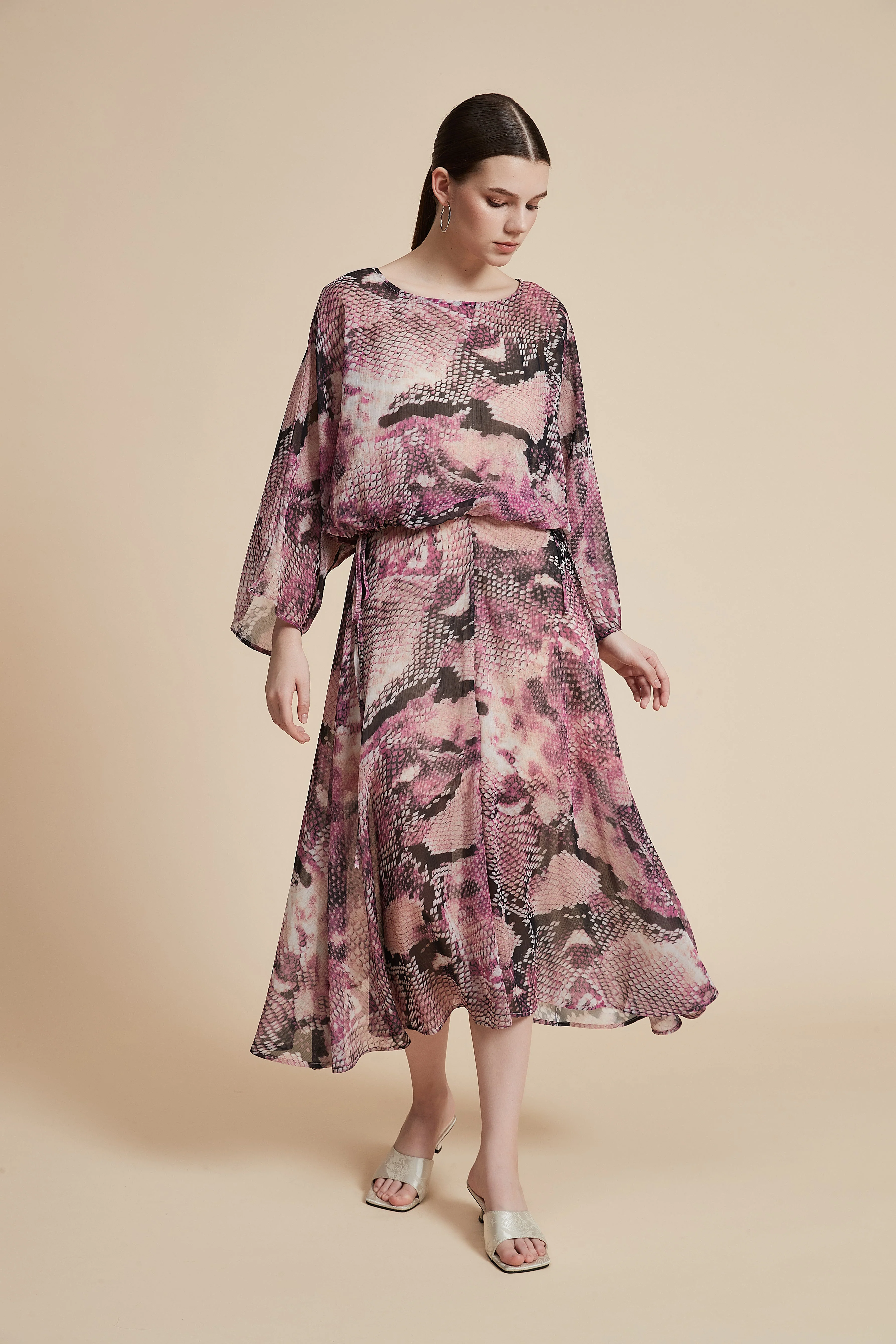 3/4-Sleeved Printed Blouse - Image 6