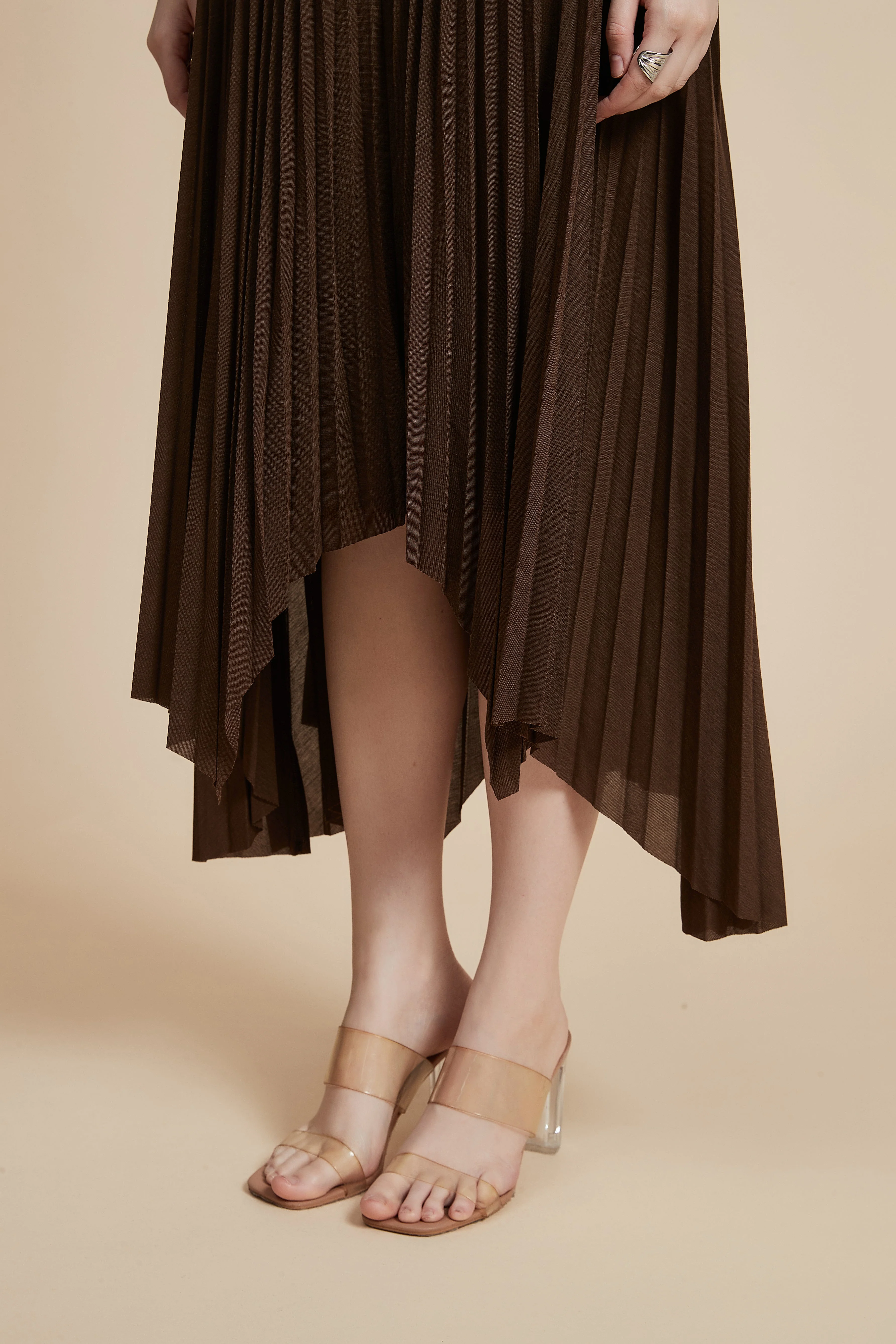Pleated Midi Skirt - Image 5