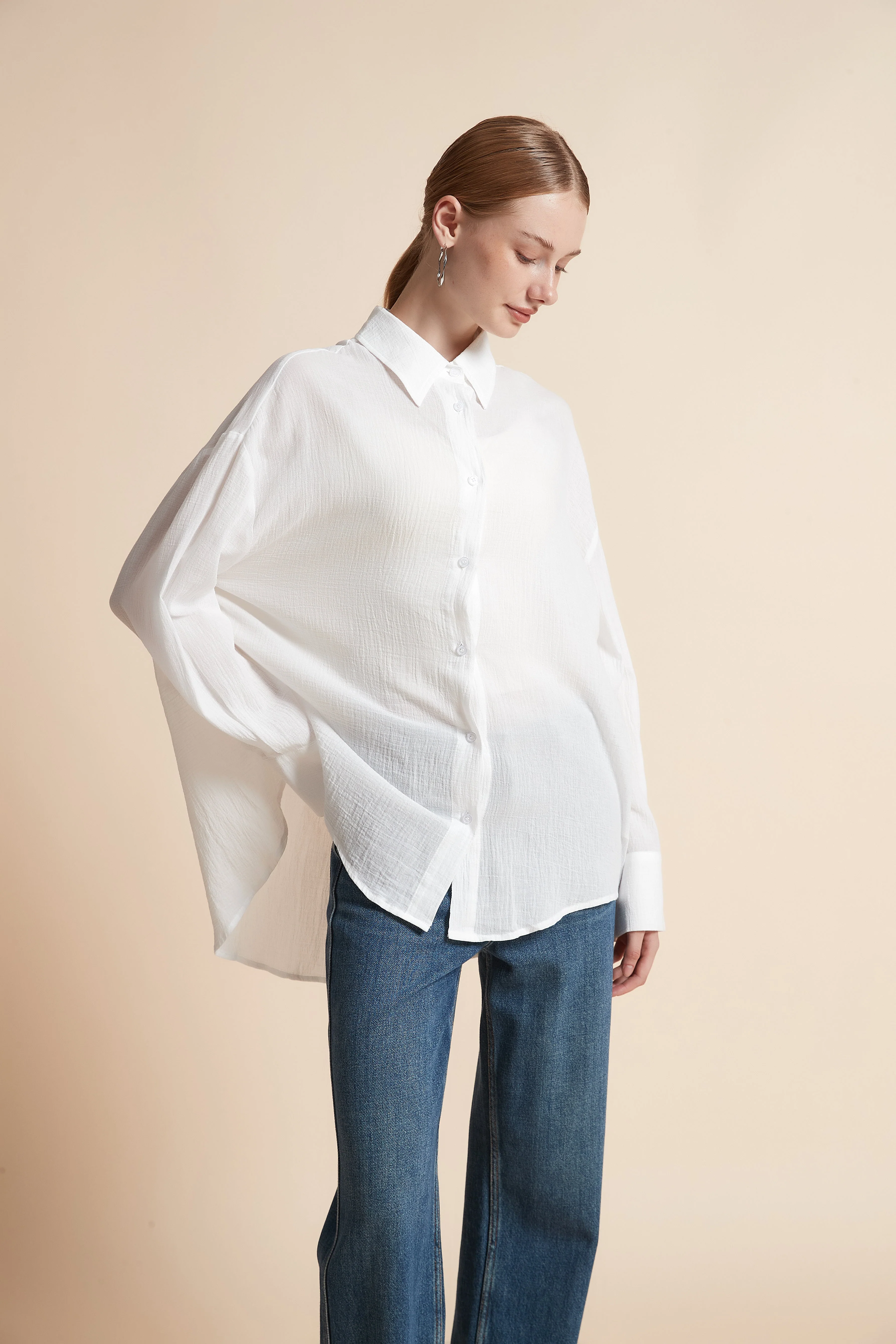 Solid Button-Front Top - Image 7