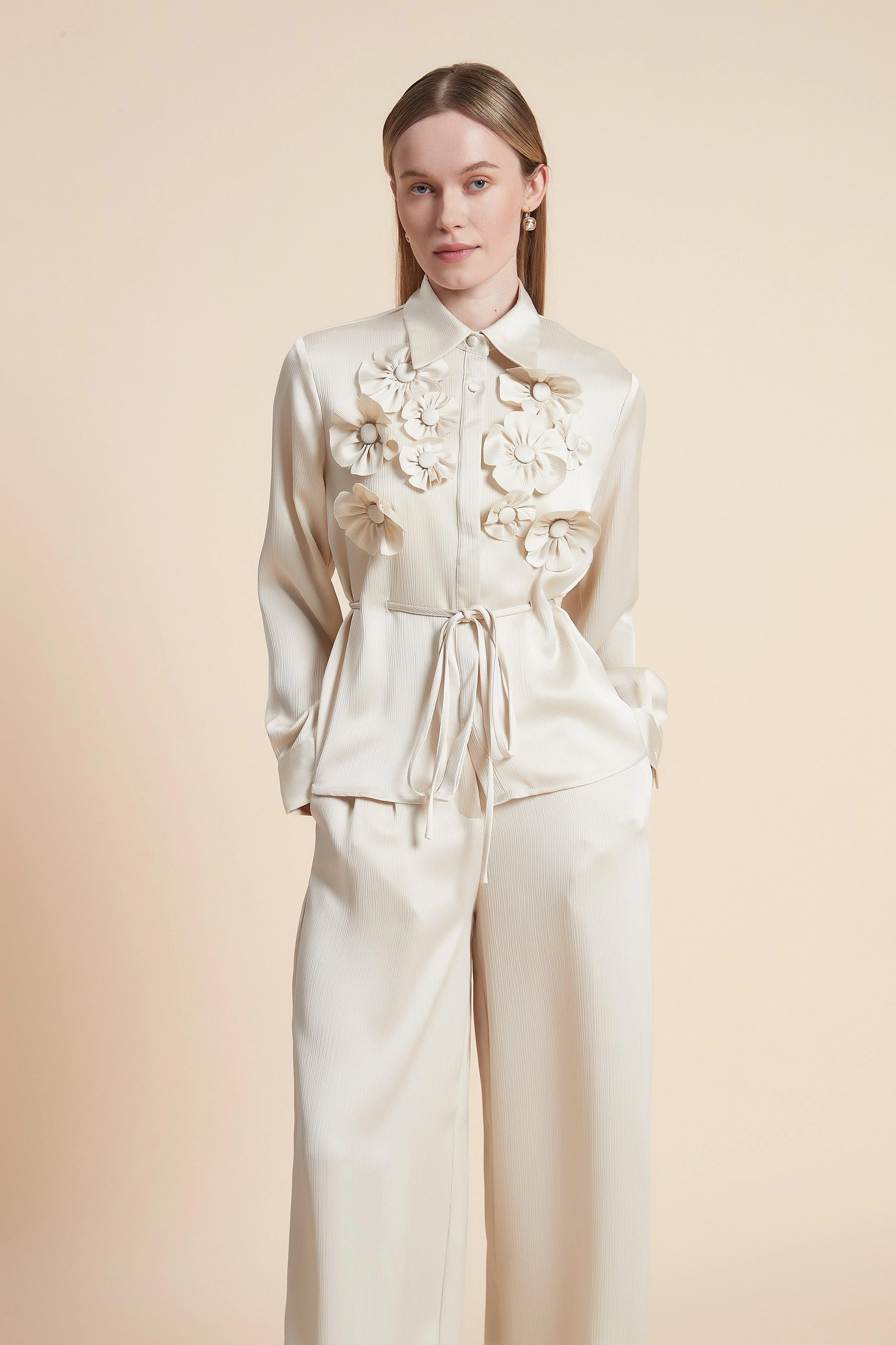 Floral Long-Sleeved Blouse - Image 6