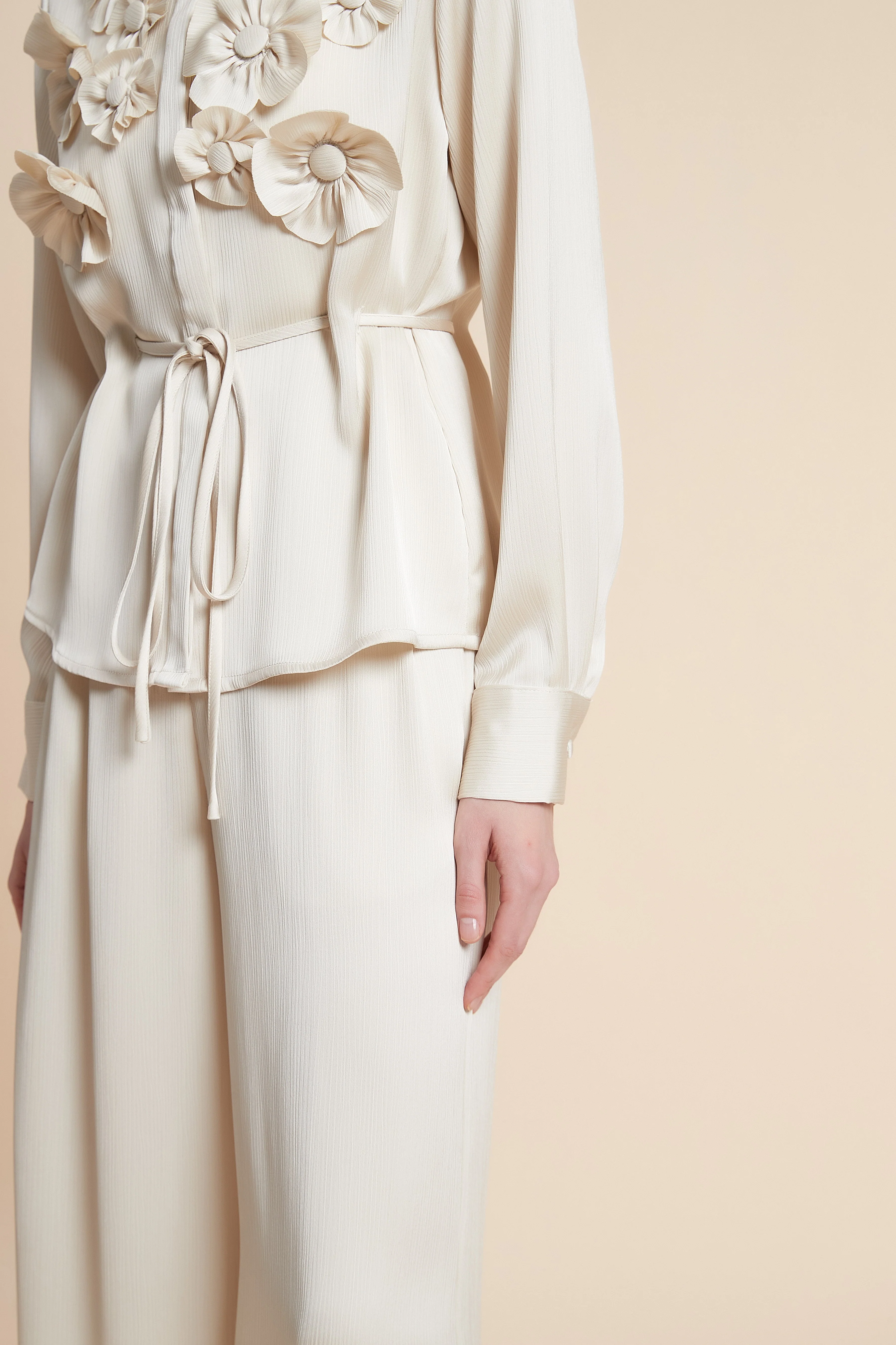 Floral Long-Sleeved Blouse - Image 8