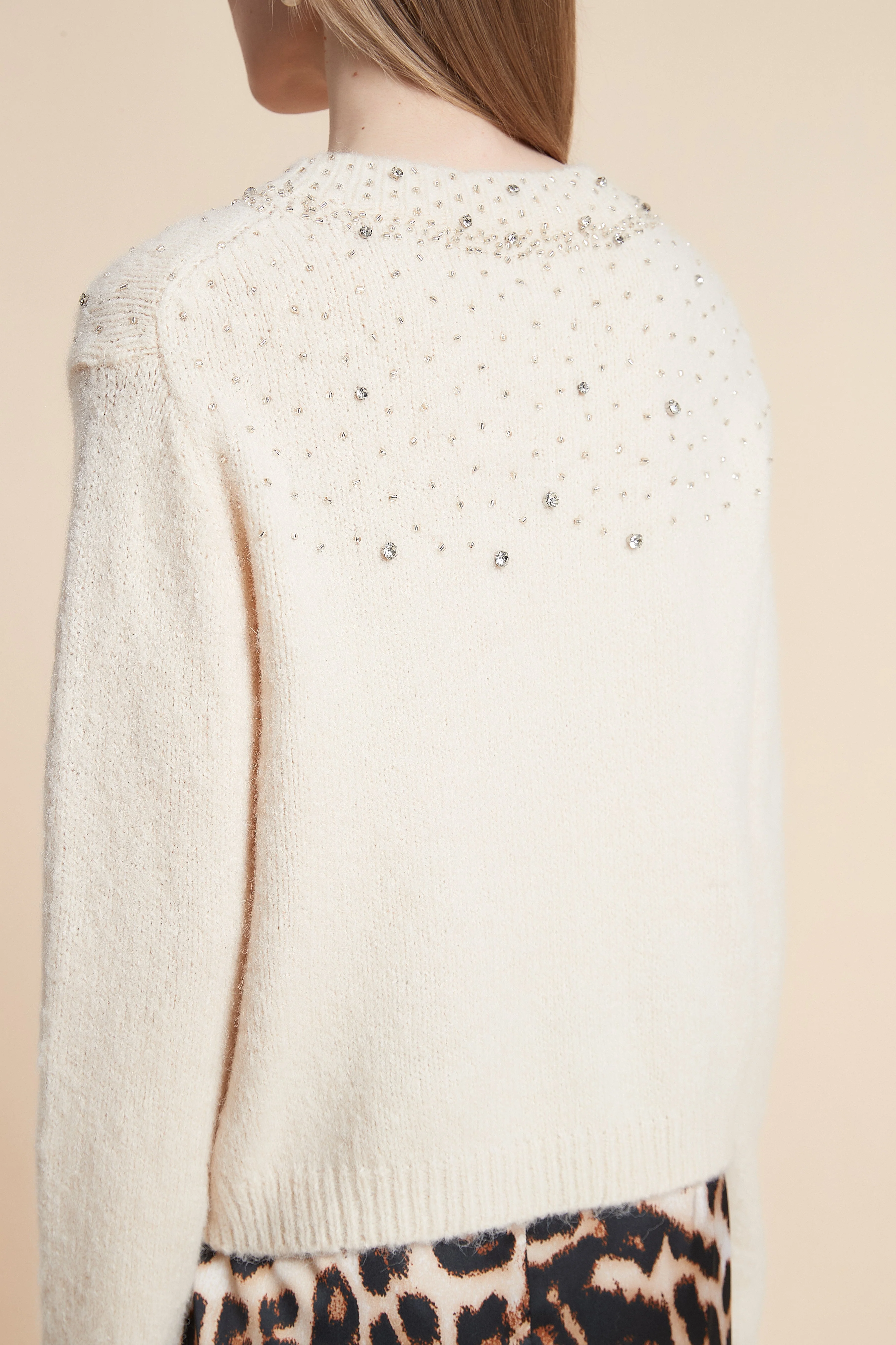 Embellished Long-Sleeved Sweater - Image 9
