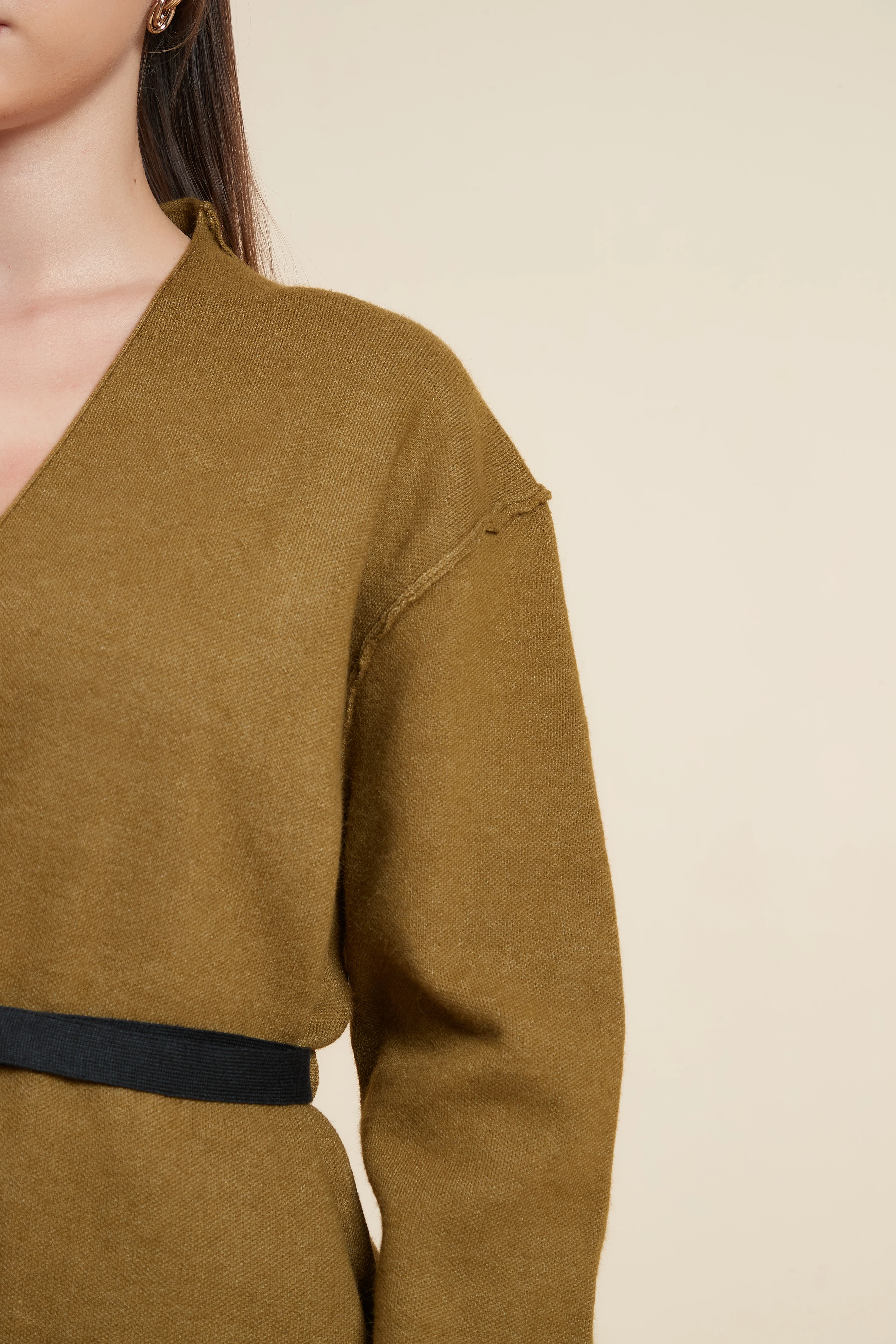Plain Long Sleeve Oversized Cardigan - Image 6