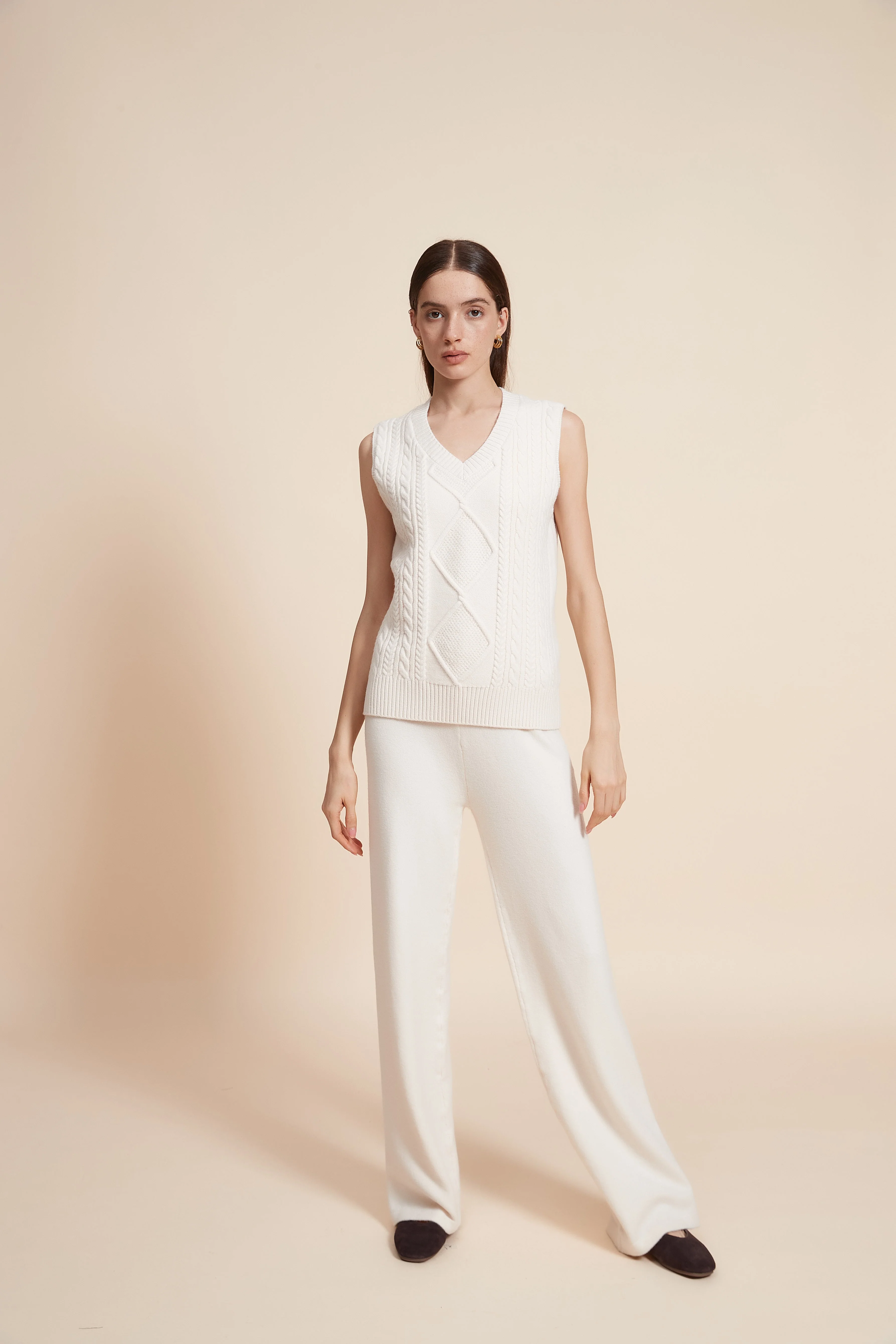 Plain Sleeveless Mid-length Blouse - Image 4