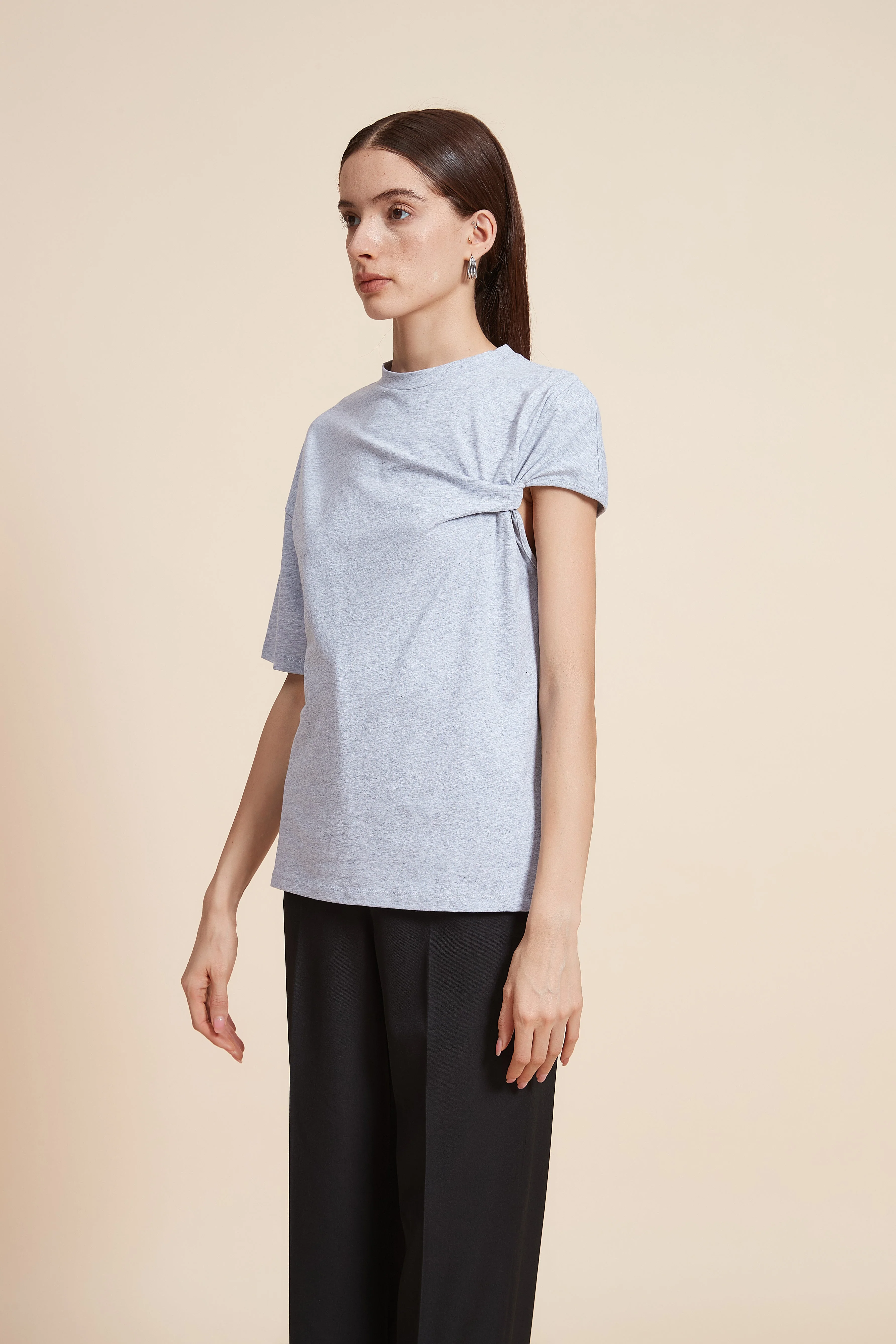 Plain Short Sleeve T-Shirt - Image 3