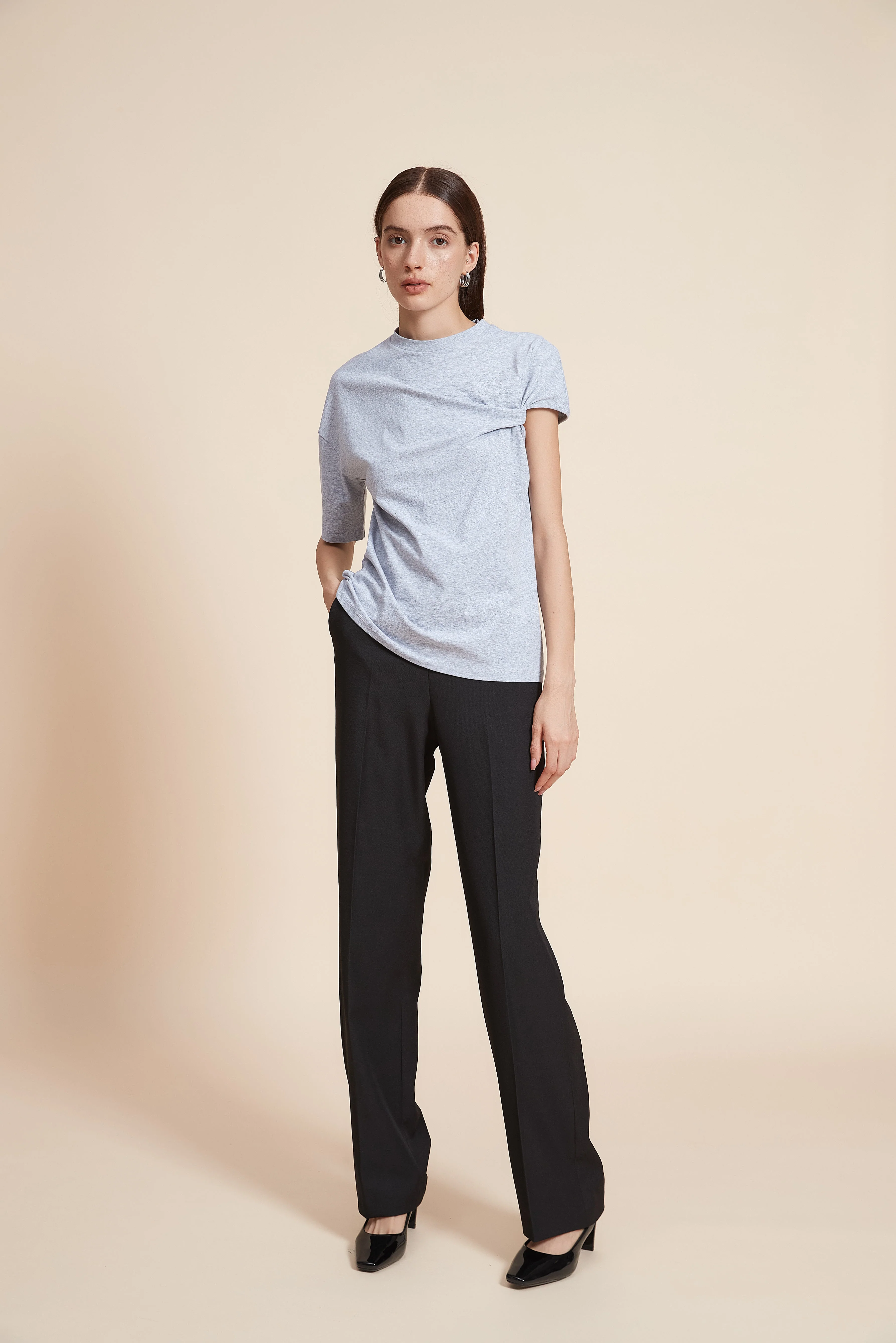 Plain Short Sleeve T-Shirt - Image 4
