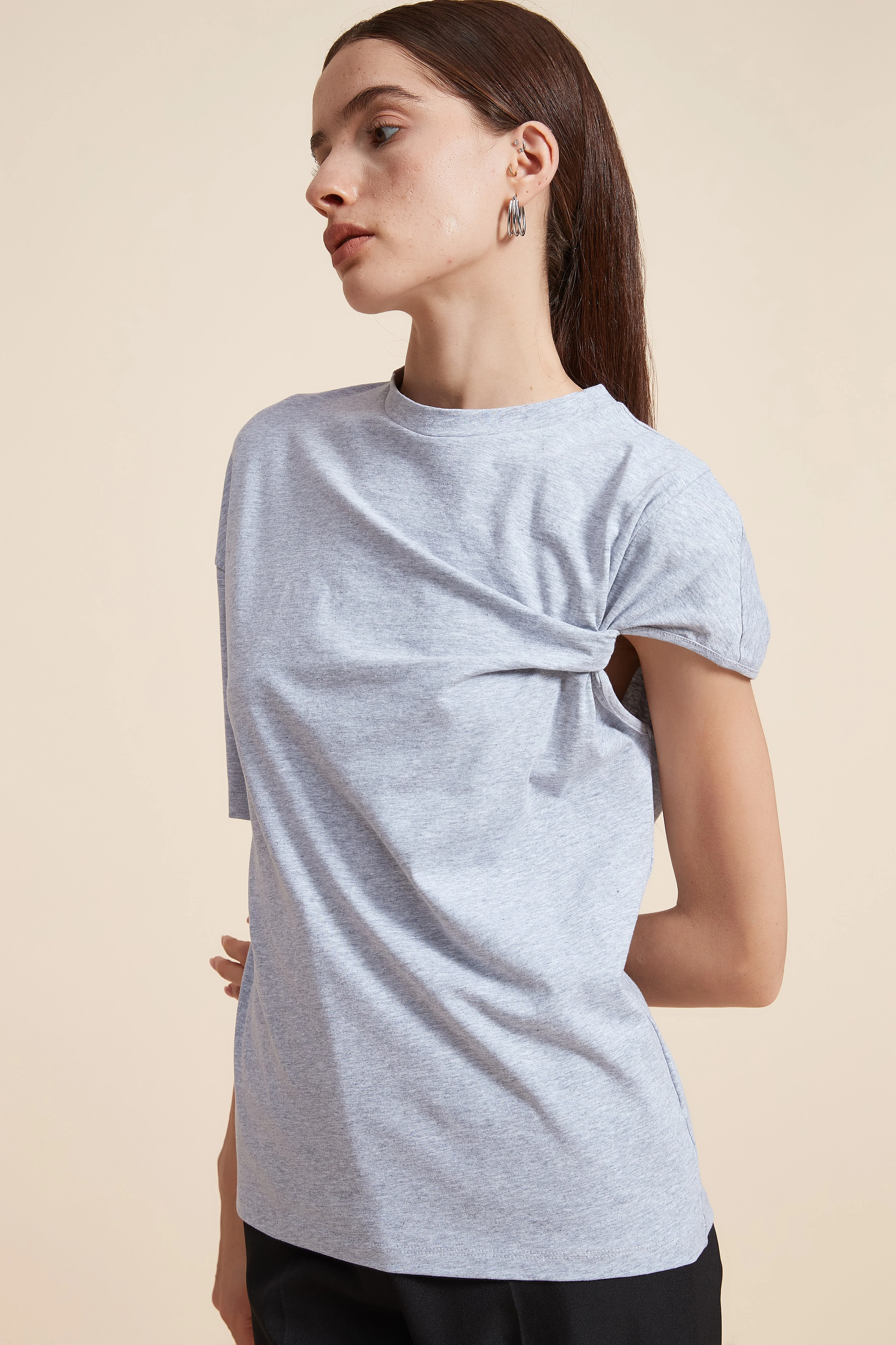 Plain Short Sleeve T-Shirt - Image 5