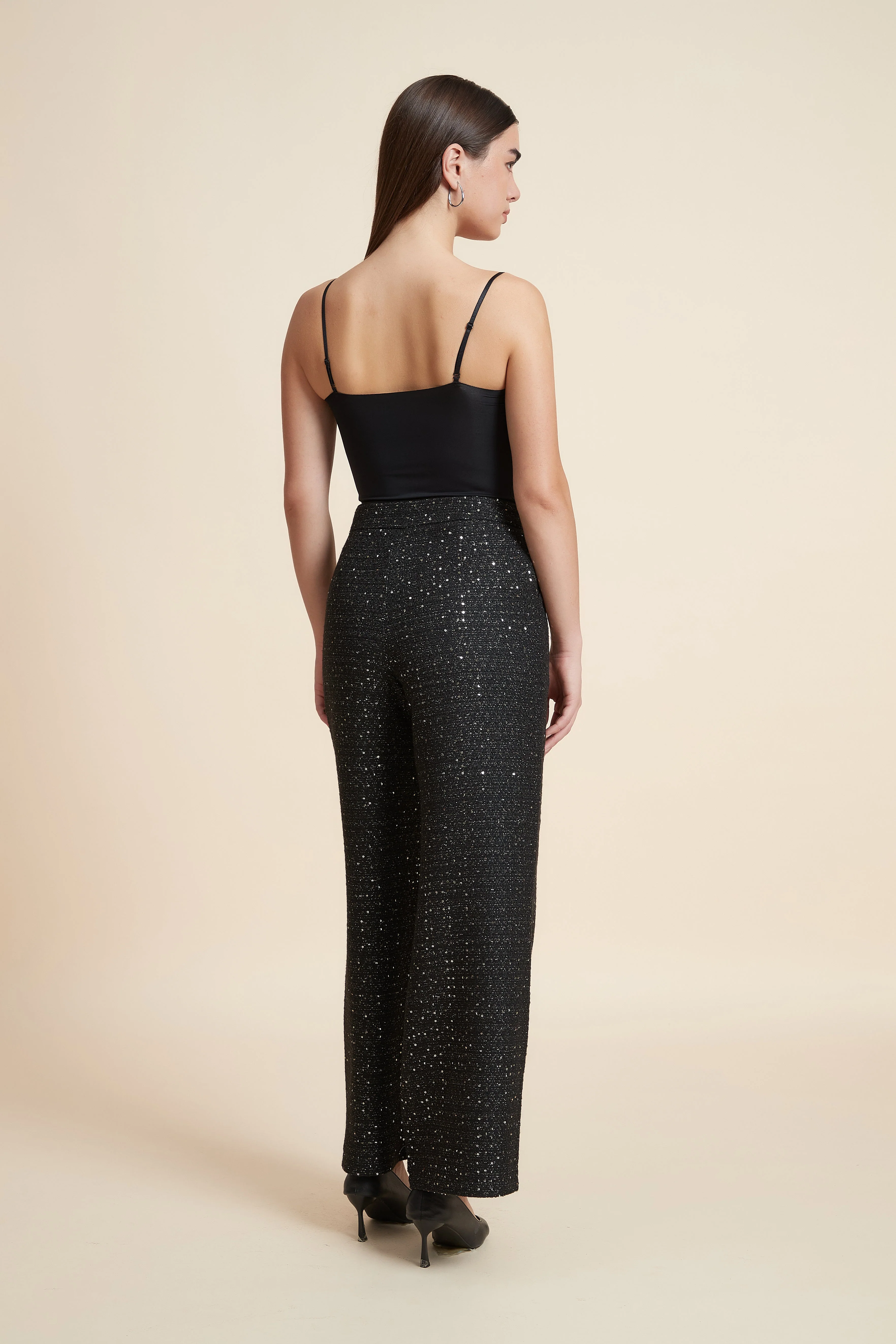 Wide-Leg Polka Dot Trousers - Image 9