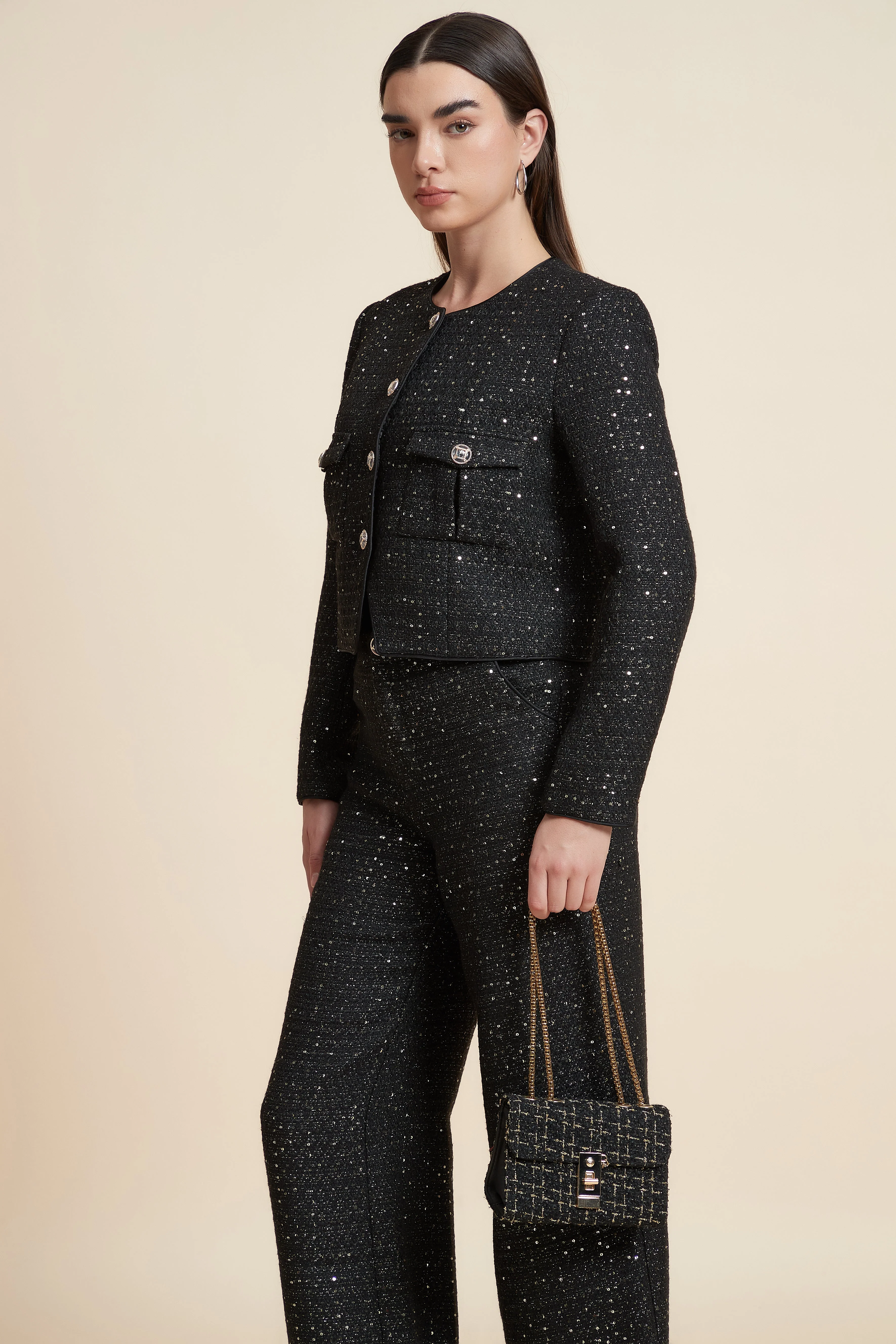 Long Sleeve Jacket with Front Buttons - Image 4