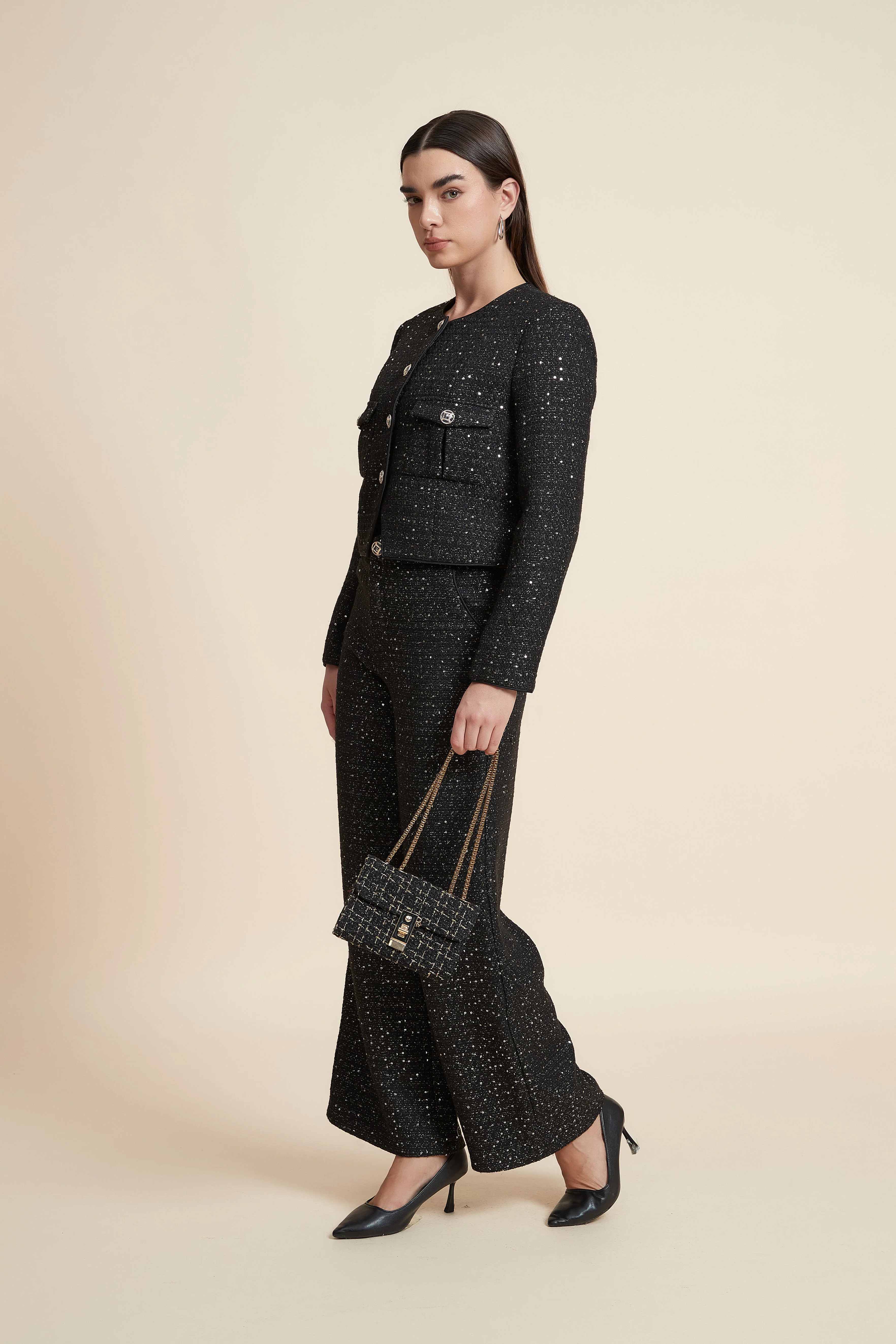 Long Sleeve Jacket with Front Buttons - Image 5