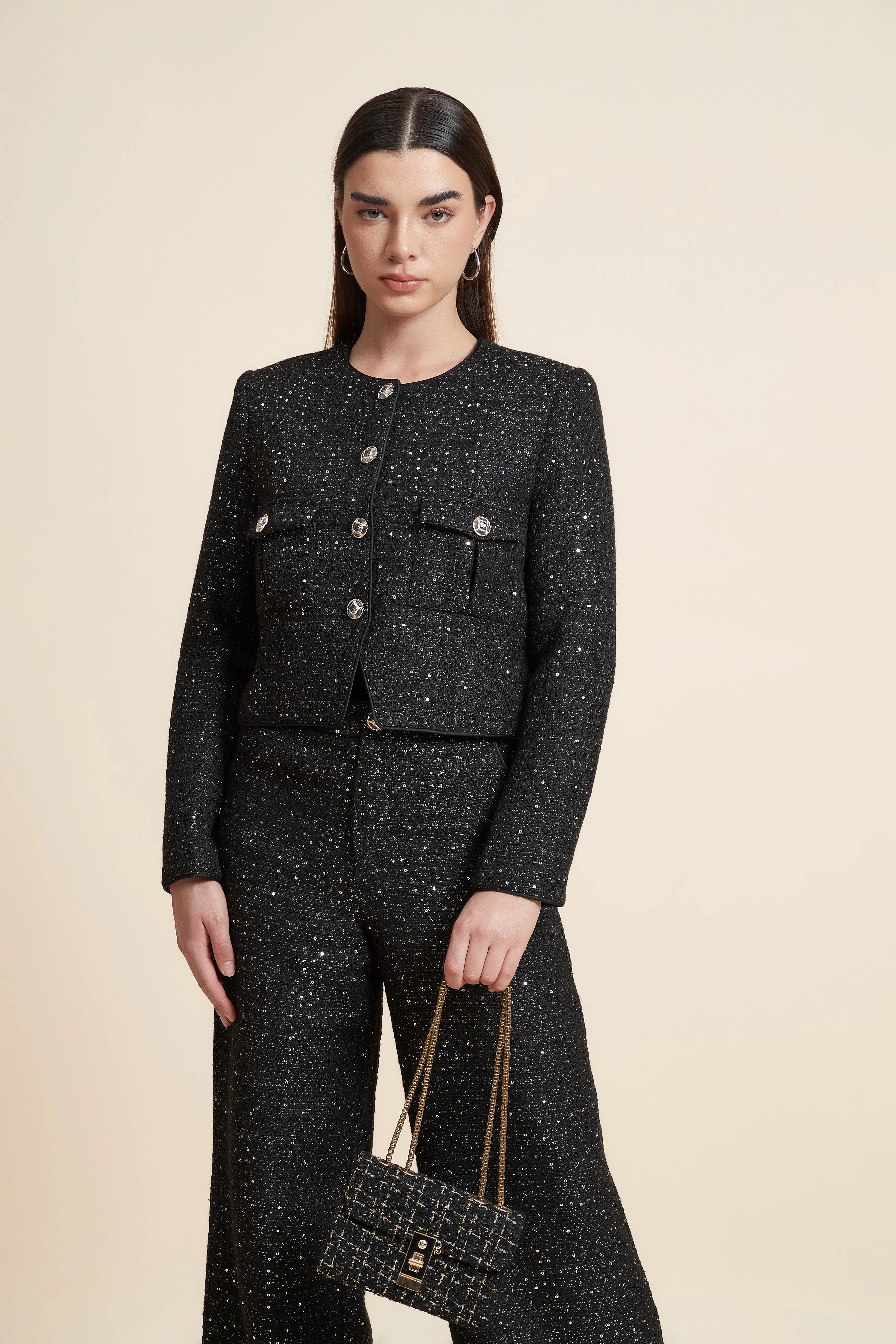Long Sleeve Jacket with Front Buttons - Image 6