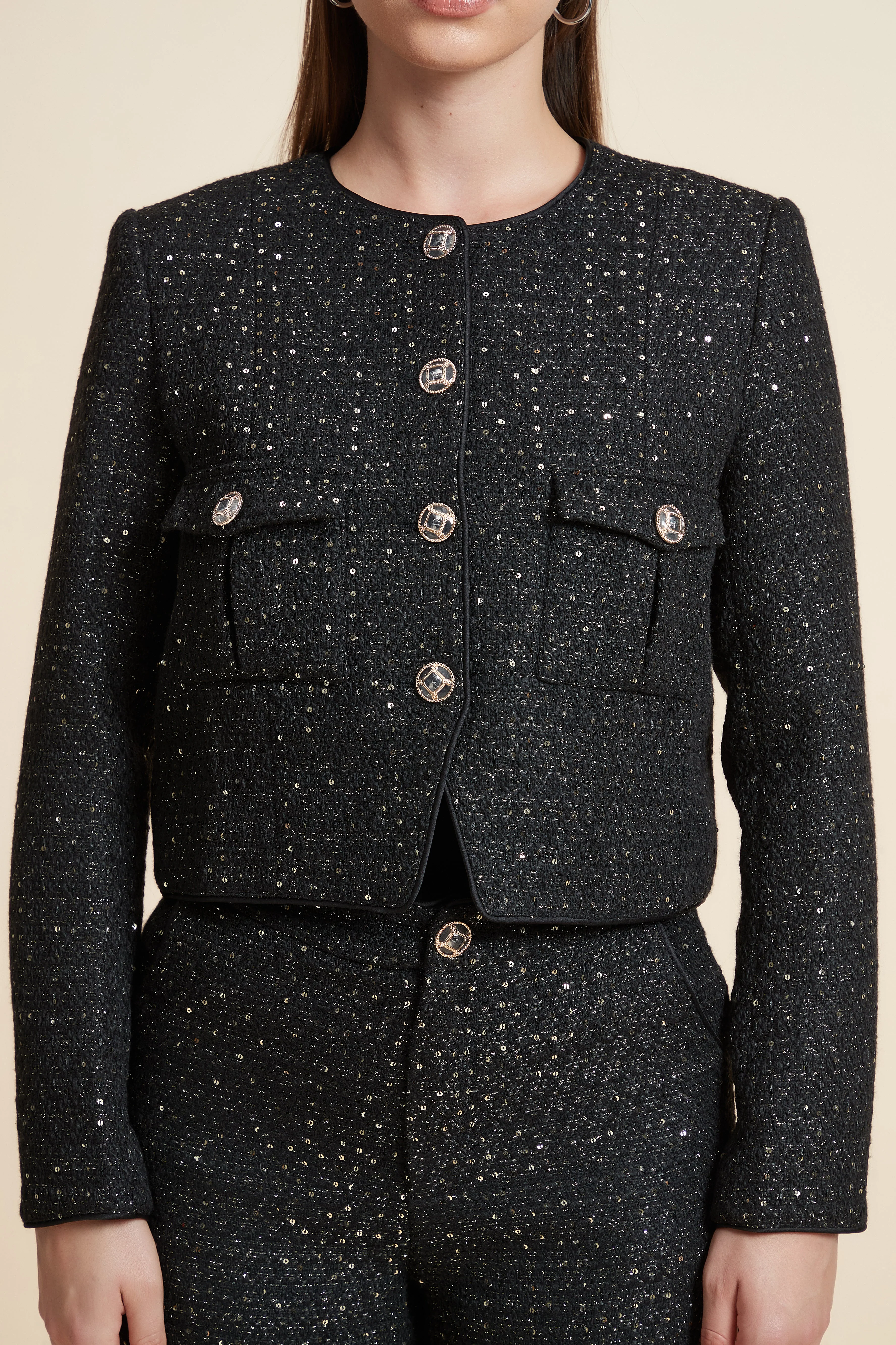 Long Sleeve Jacket with Front Buttons - Image 7