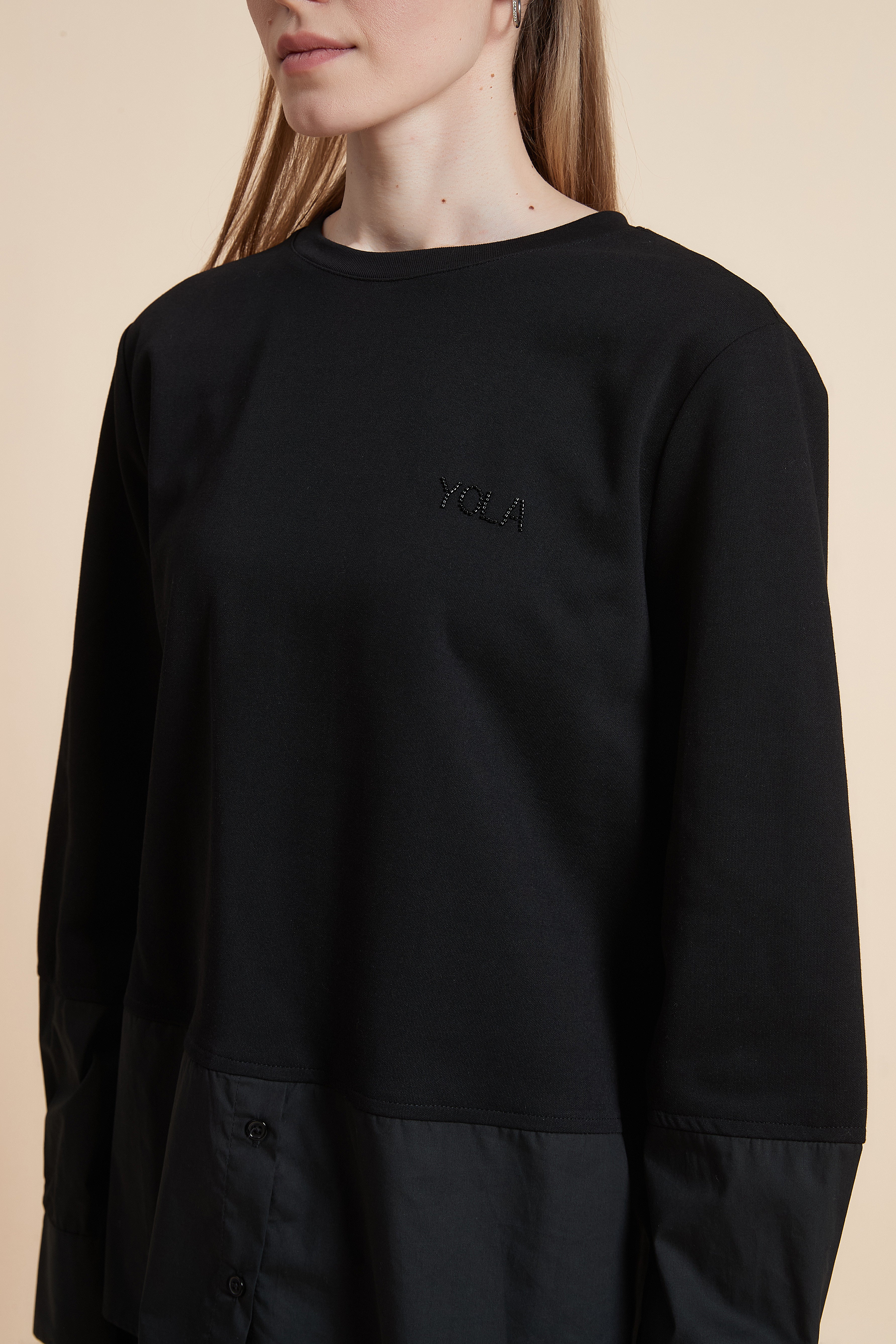 Long Sleeve Button-Up Blouse - Image 4