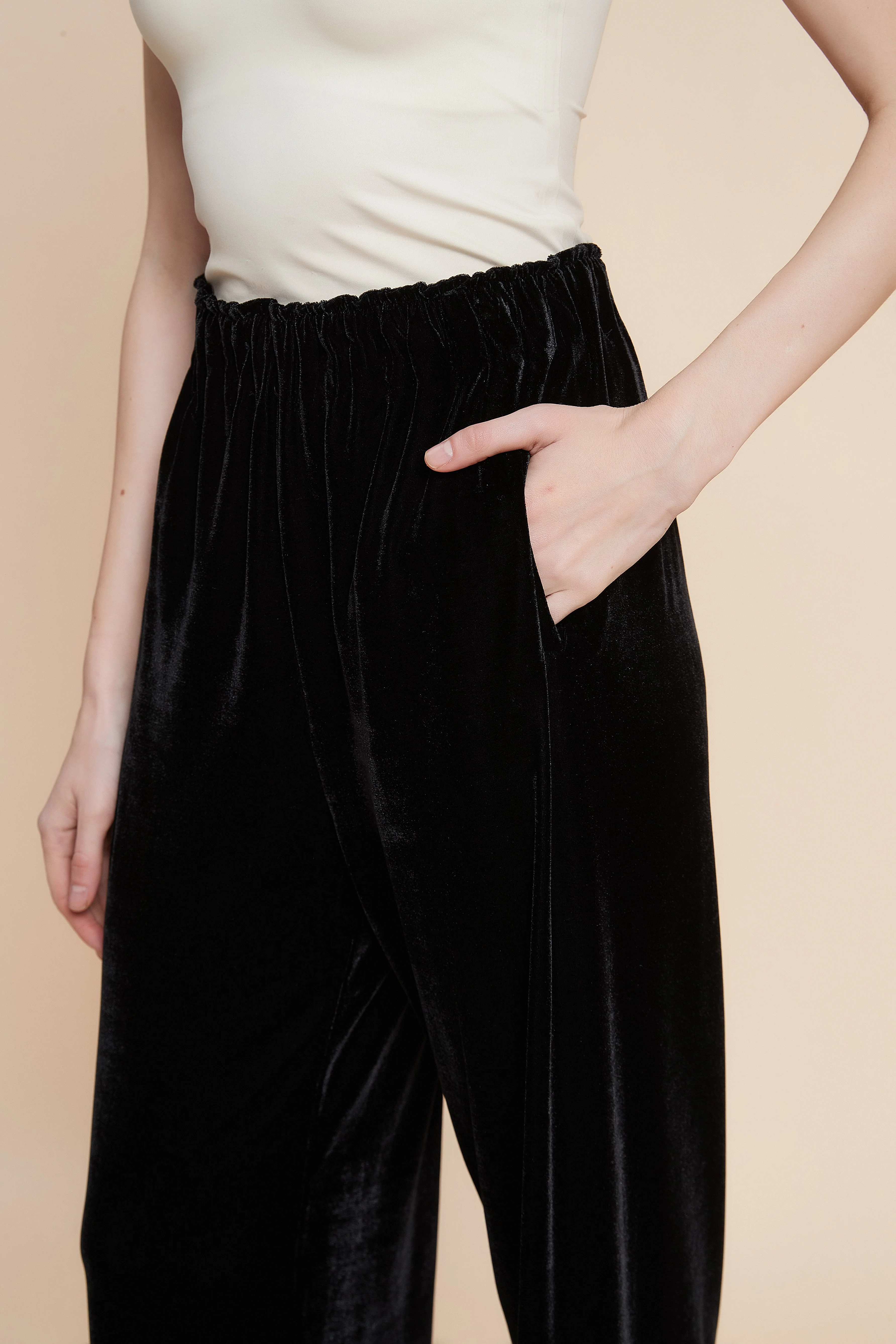Long Plain Pant with Pockets - Image 6
