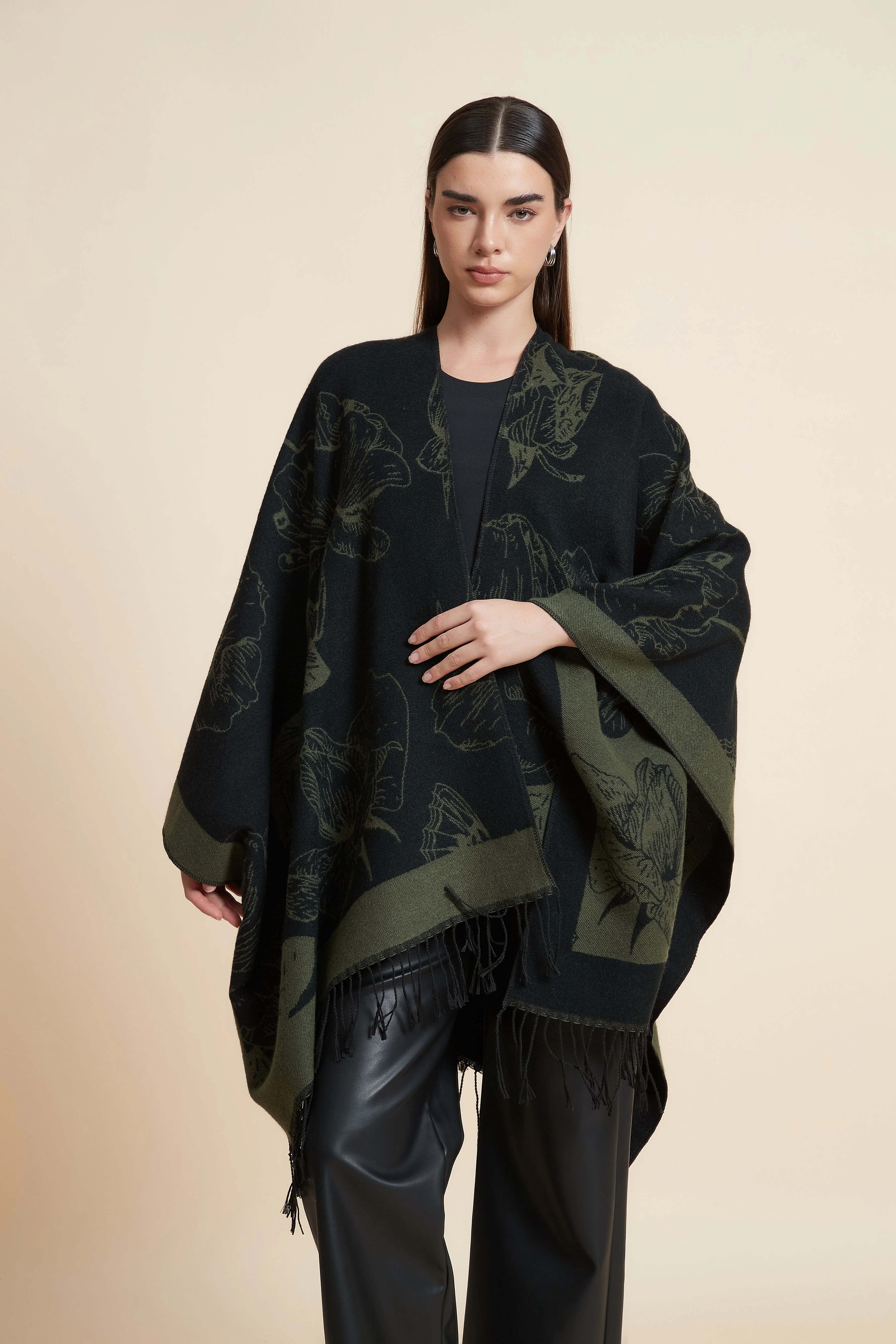 Side-Slit Poncho - Image 4