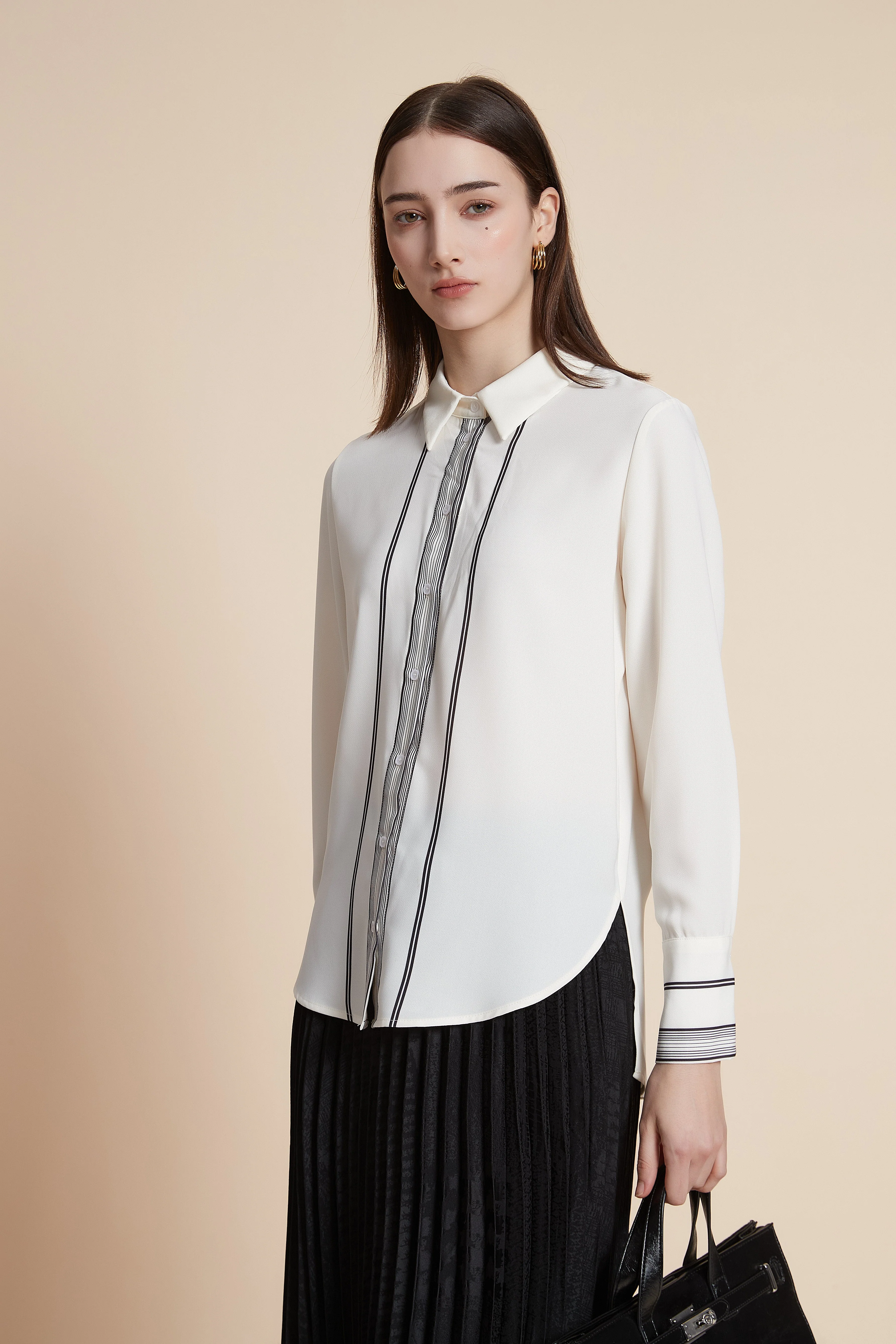 Long-sleeved striped shirt - Image 7