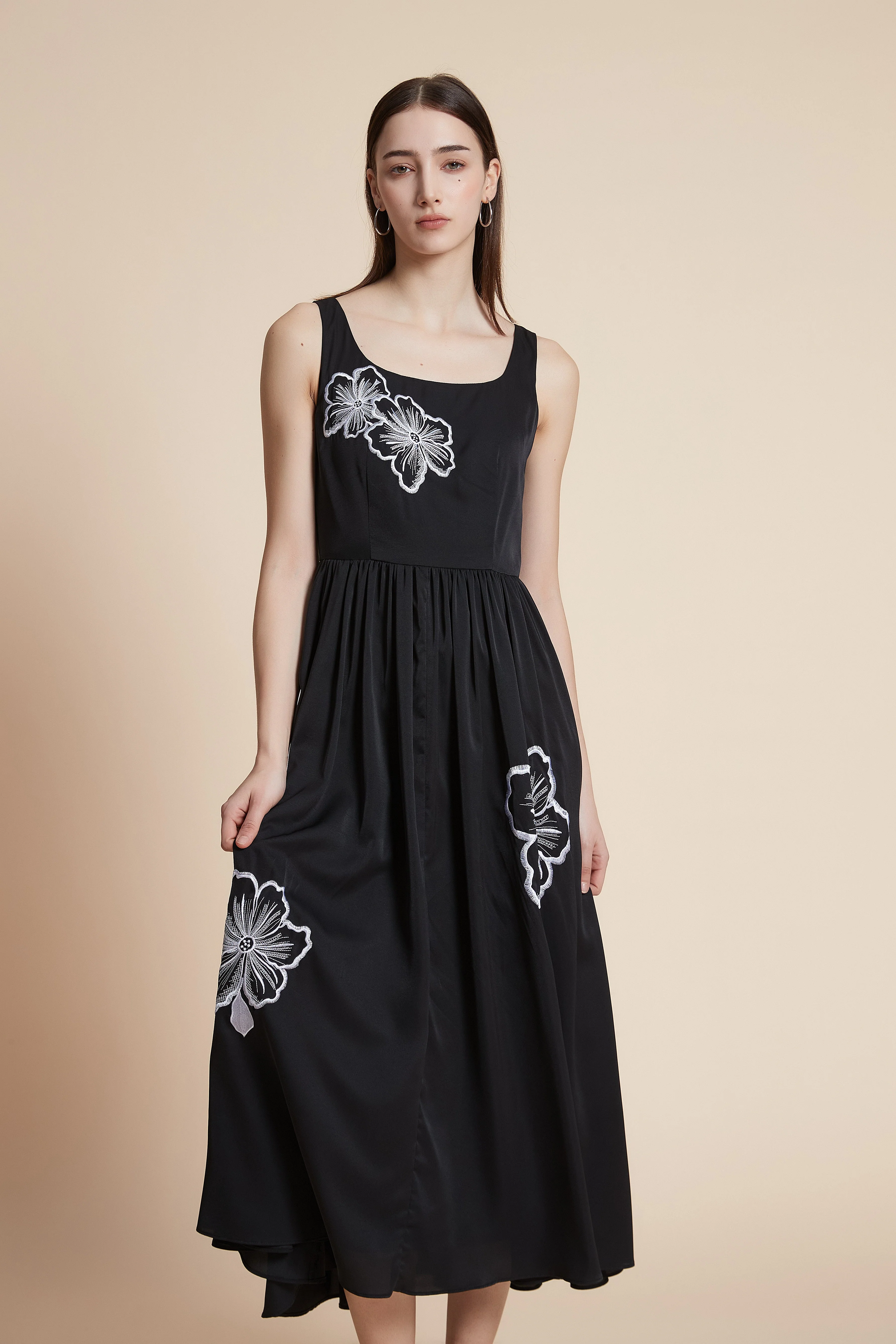 Floral strapless midi dress - Image 5