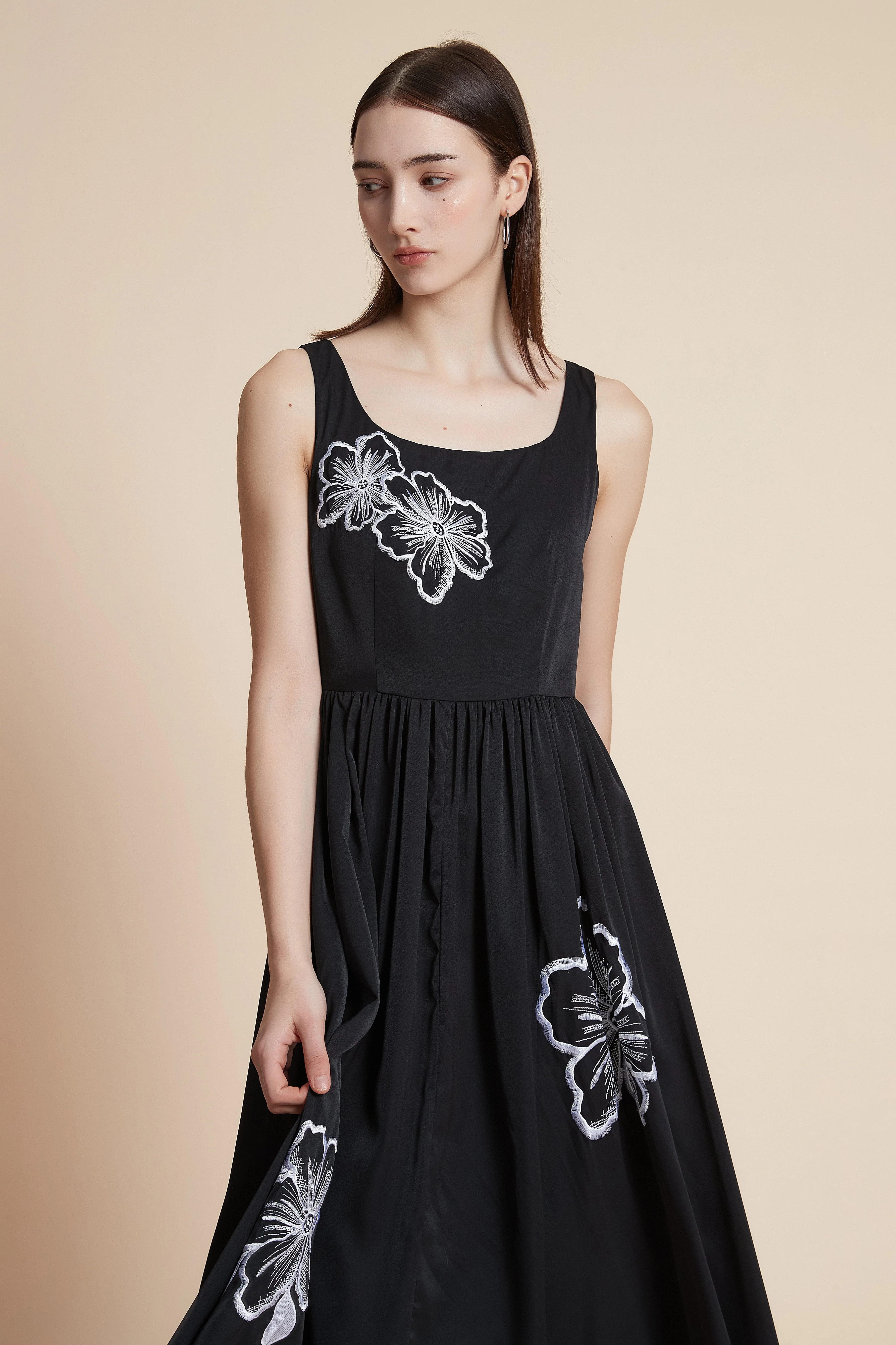Floral strapless midi dress - Image 6