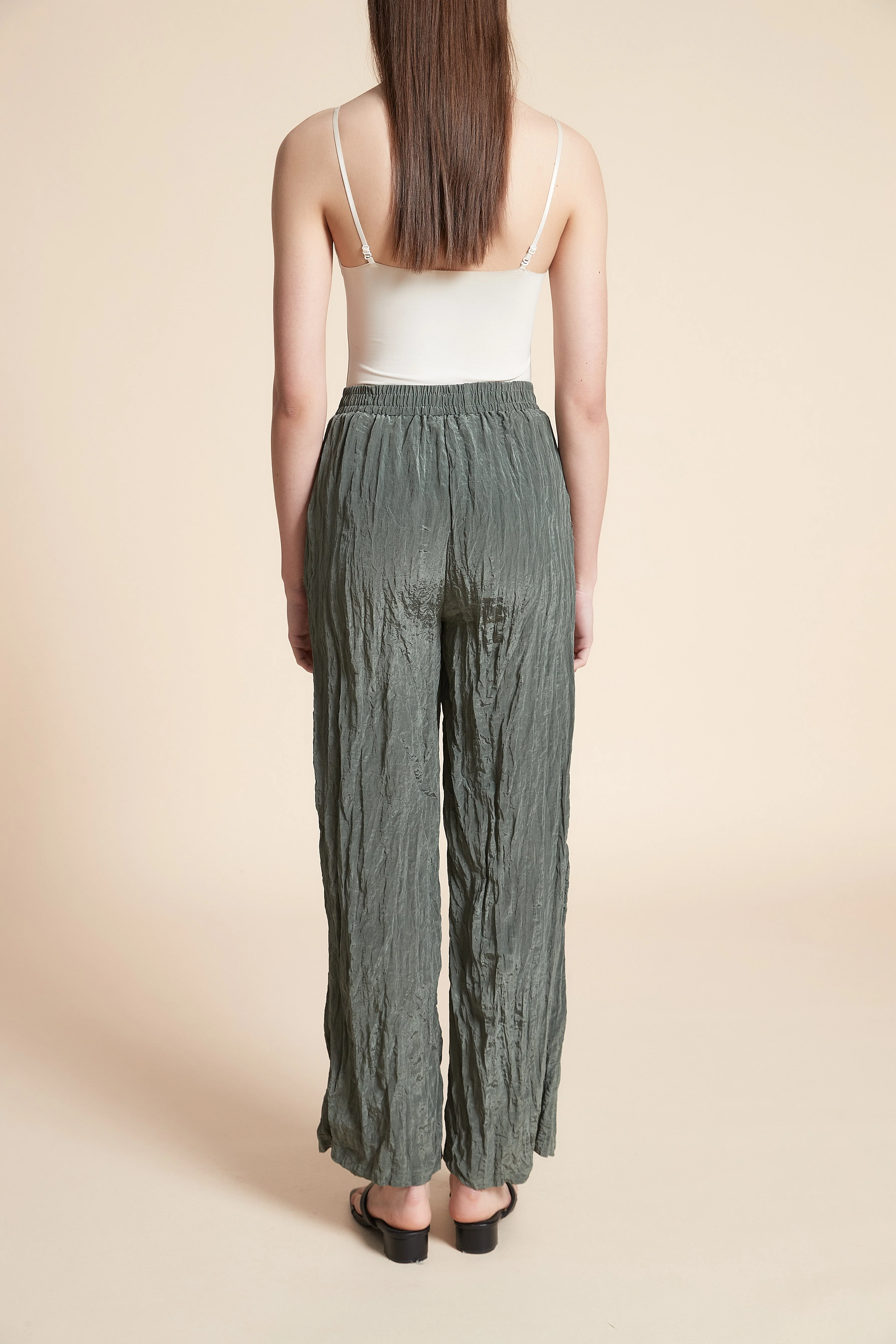 Solid Straight Leg Trousers - Image 6