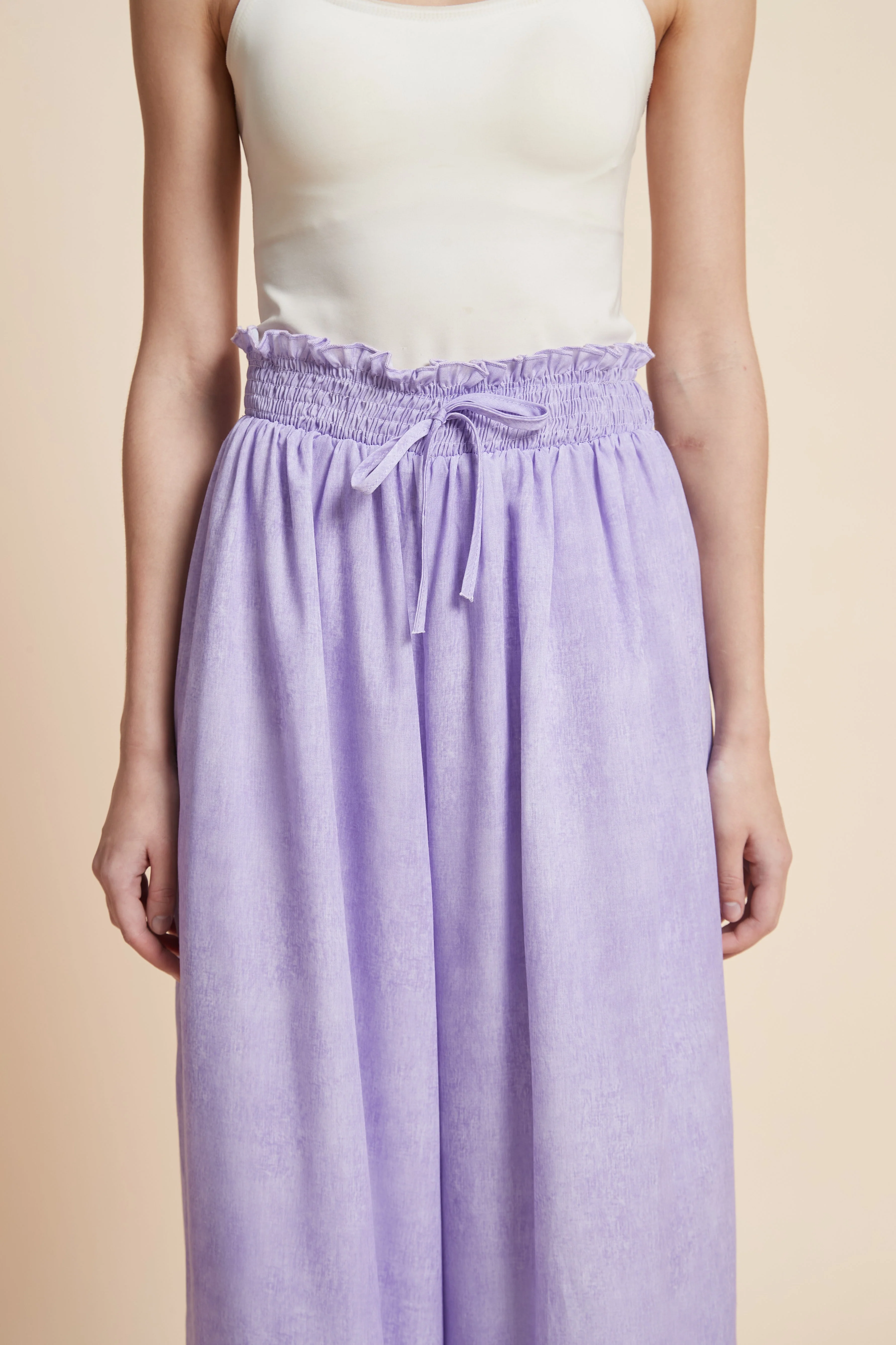 Plain Wide-Leg Trousers - Image 7