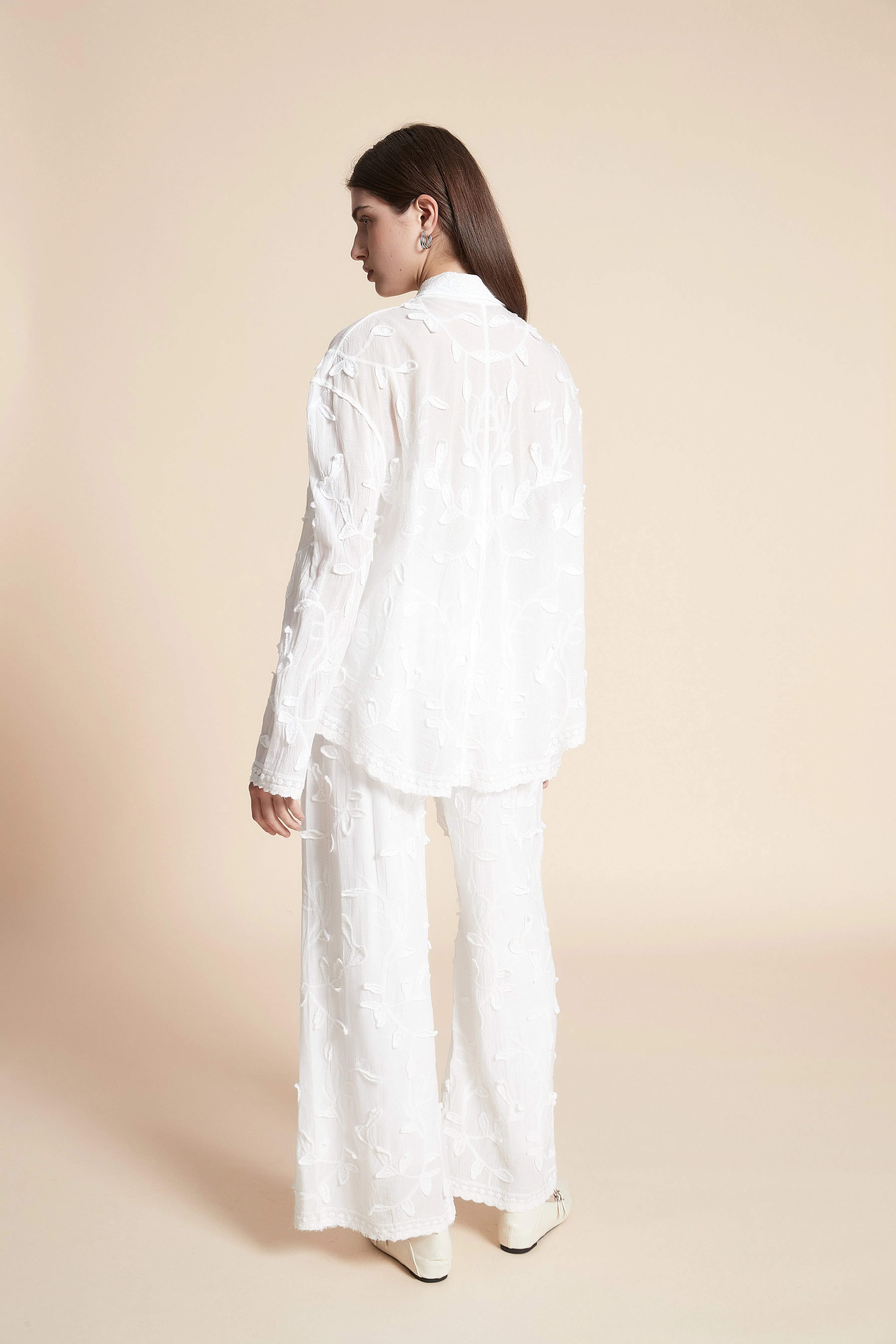 Embroidered Long Sleeve Blouse - Image 6