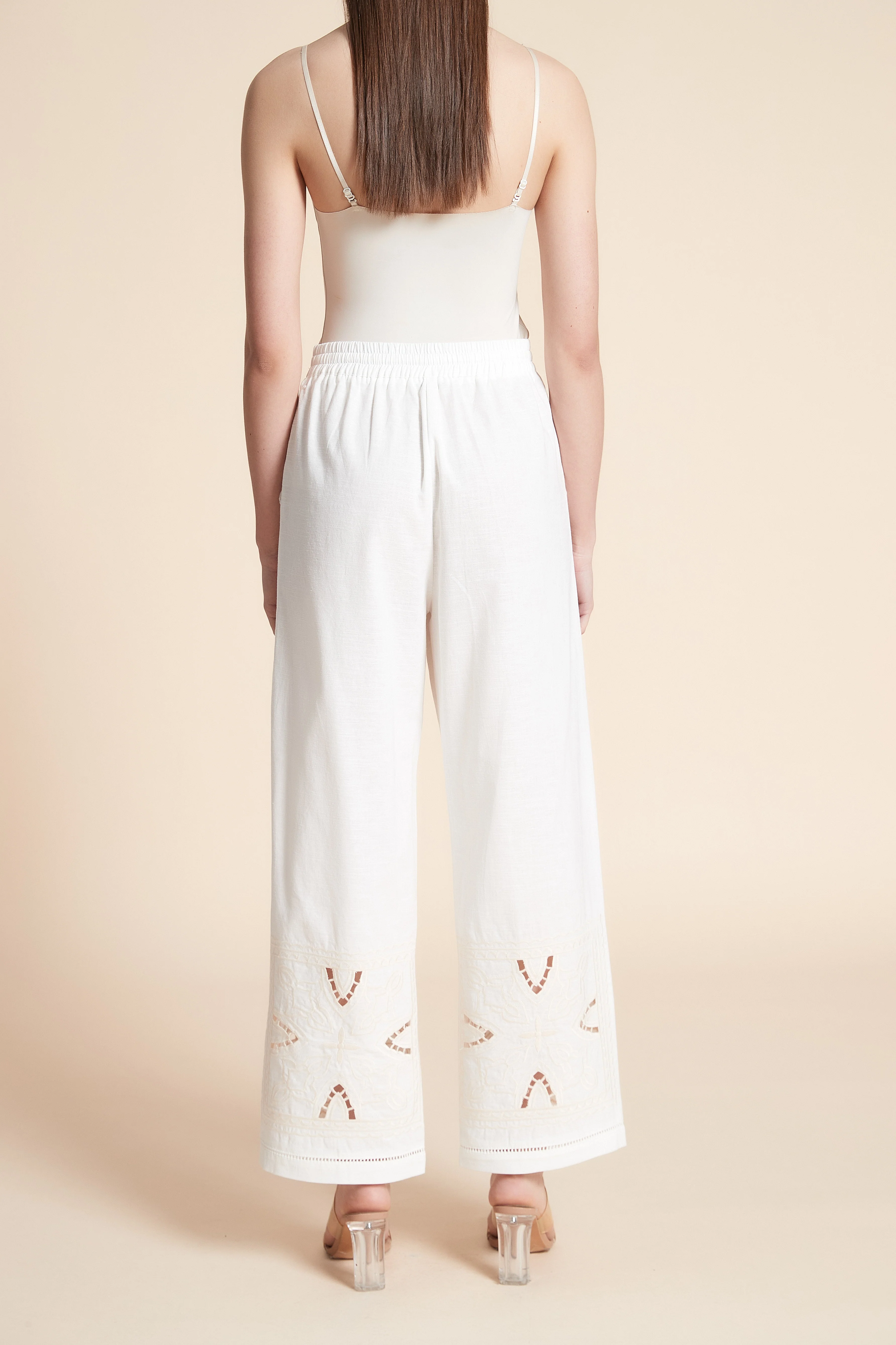 Wide Plain Long Pants - Image 7