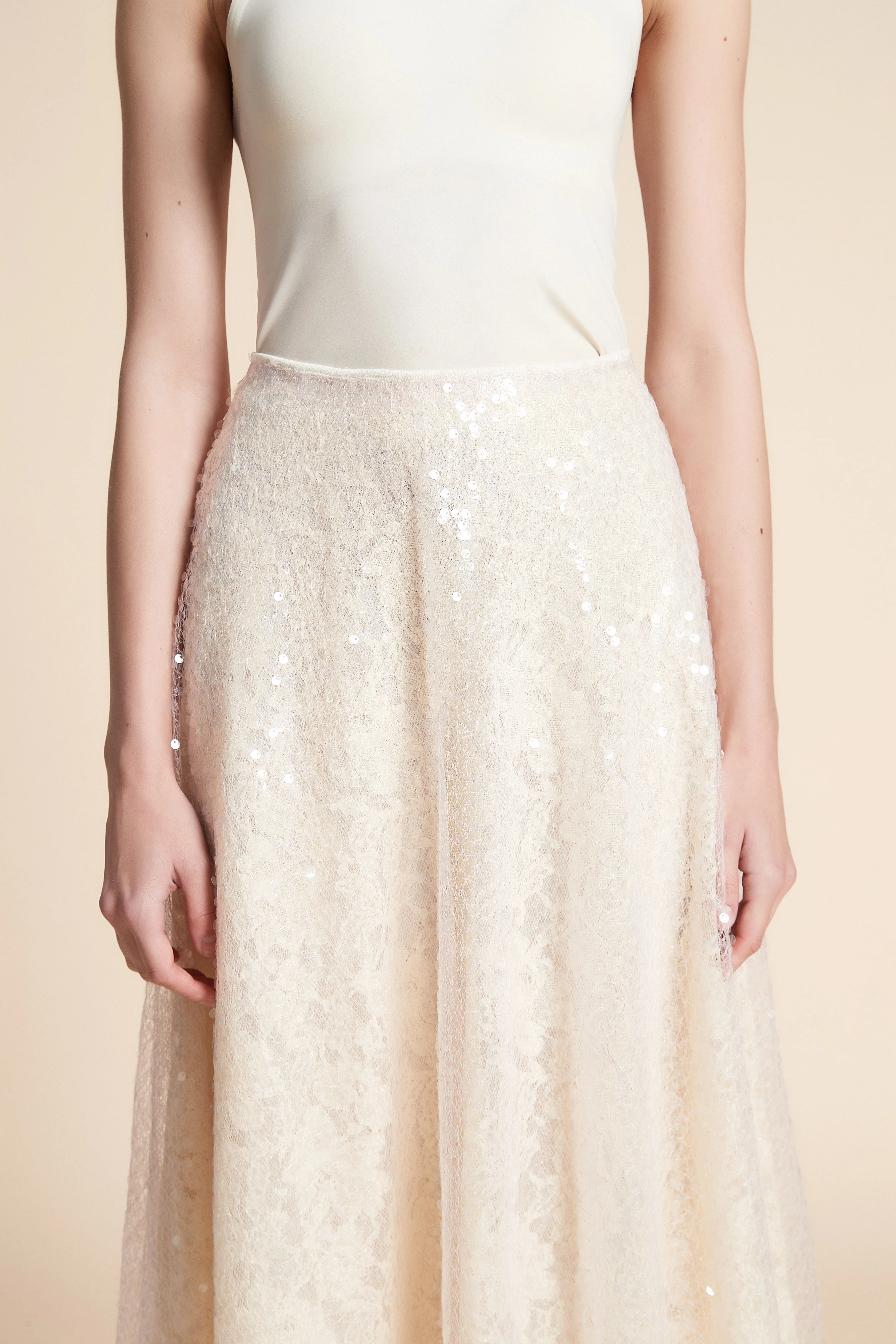 Shiny Midi Skirt - Image 4