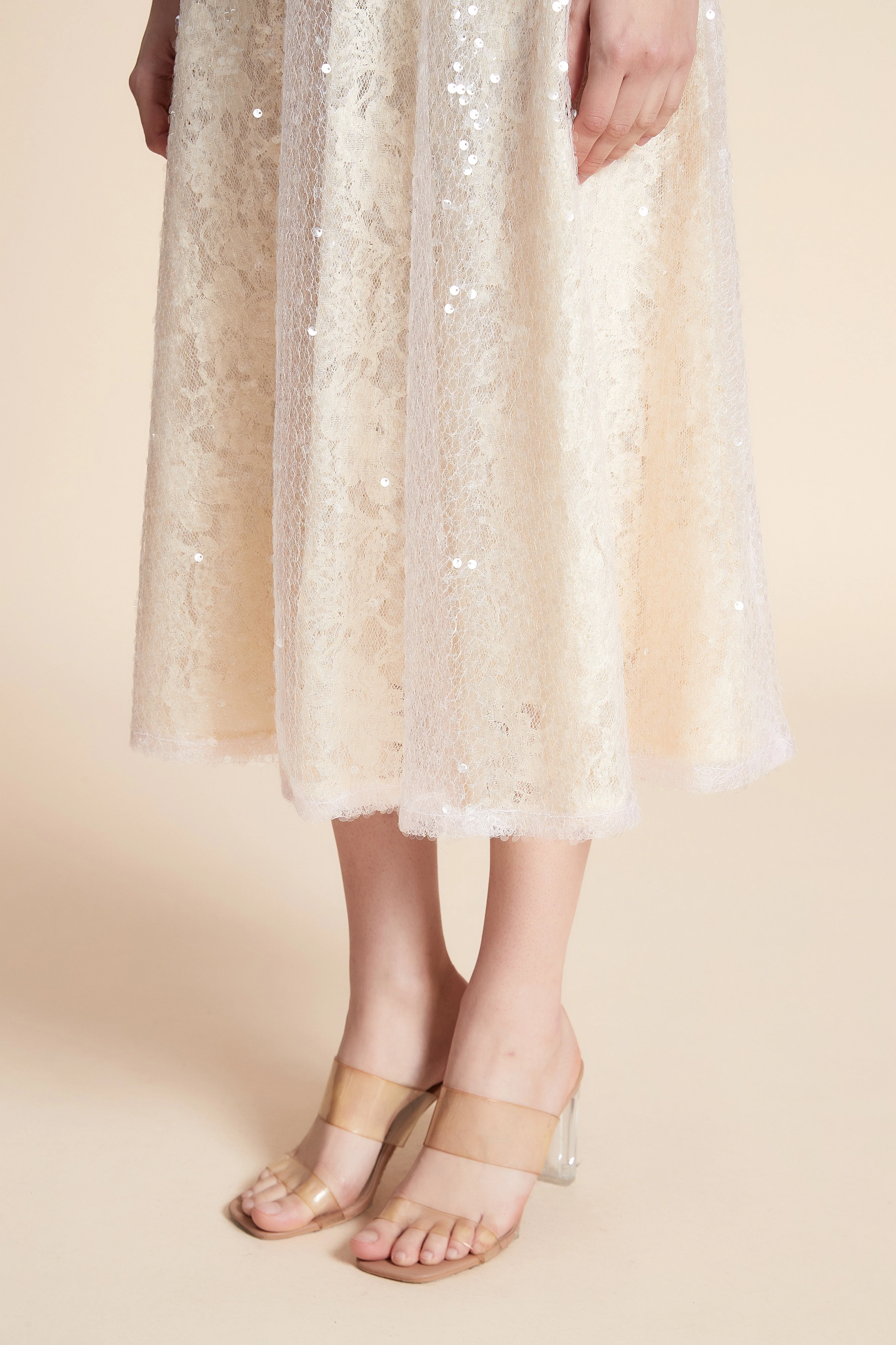 Shiny Midi Skirt - Image 5