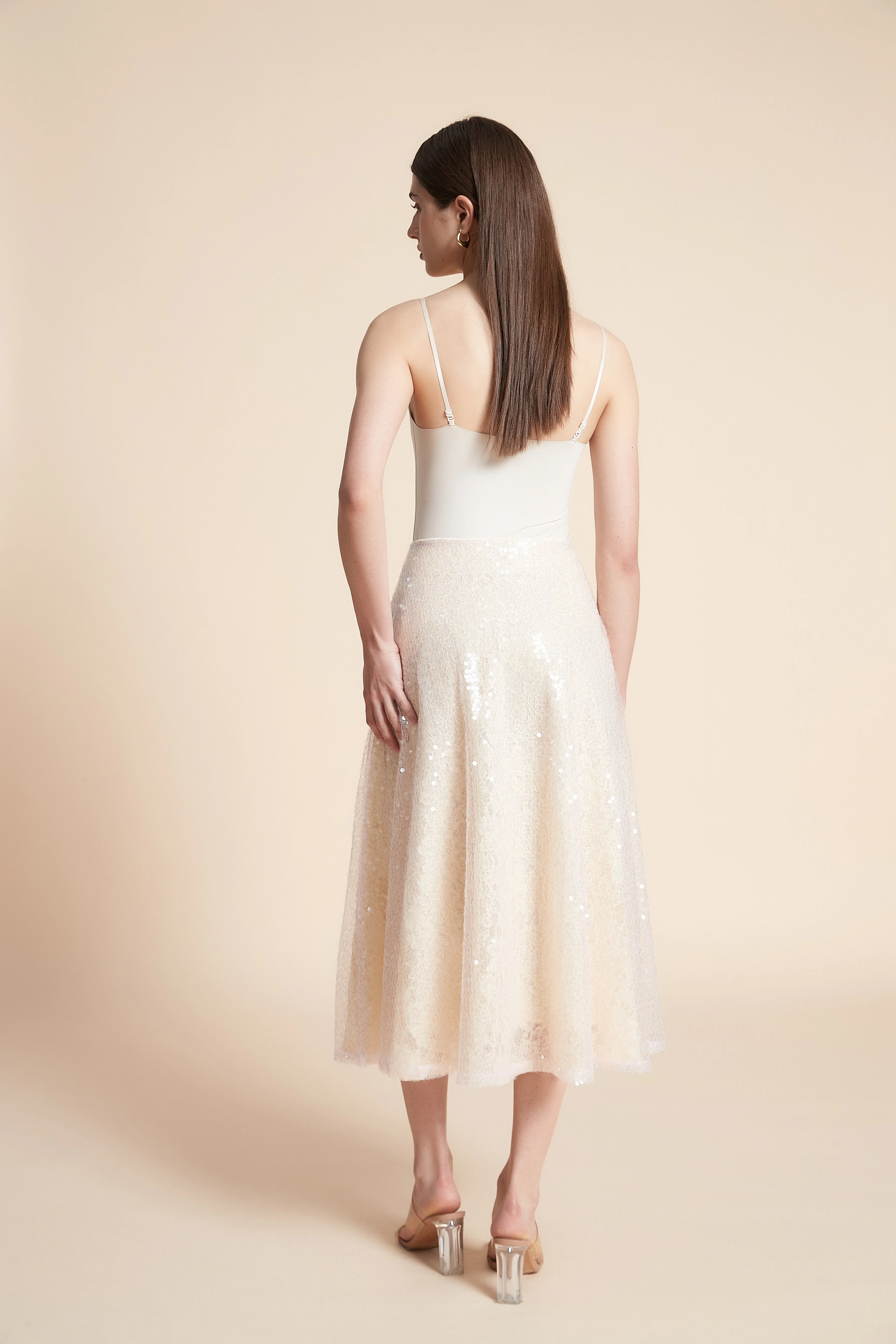 Shiny Midi Skirt - Image 6