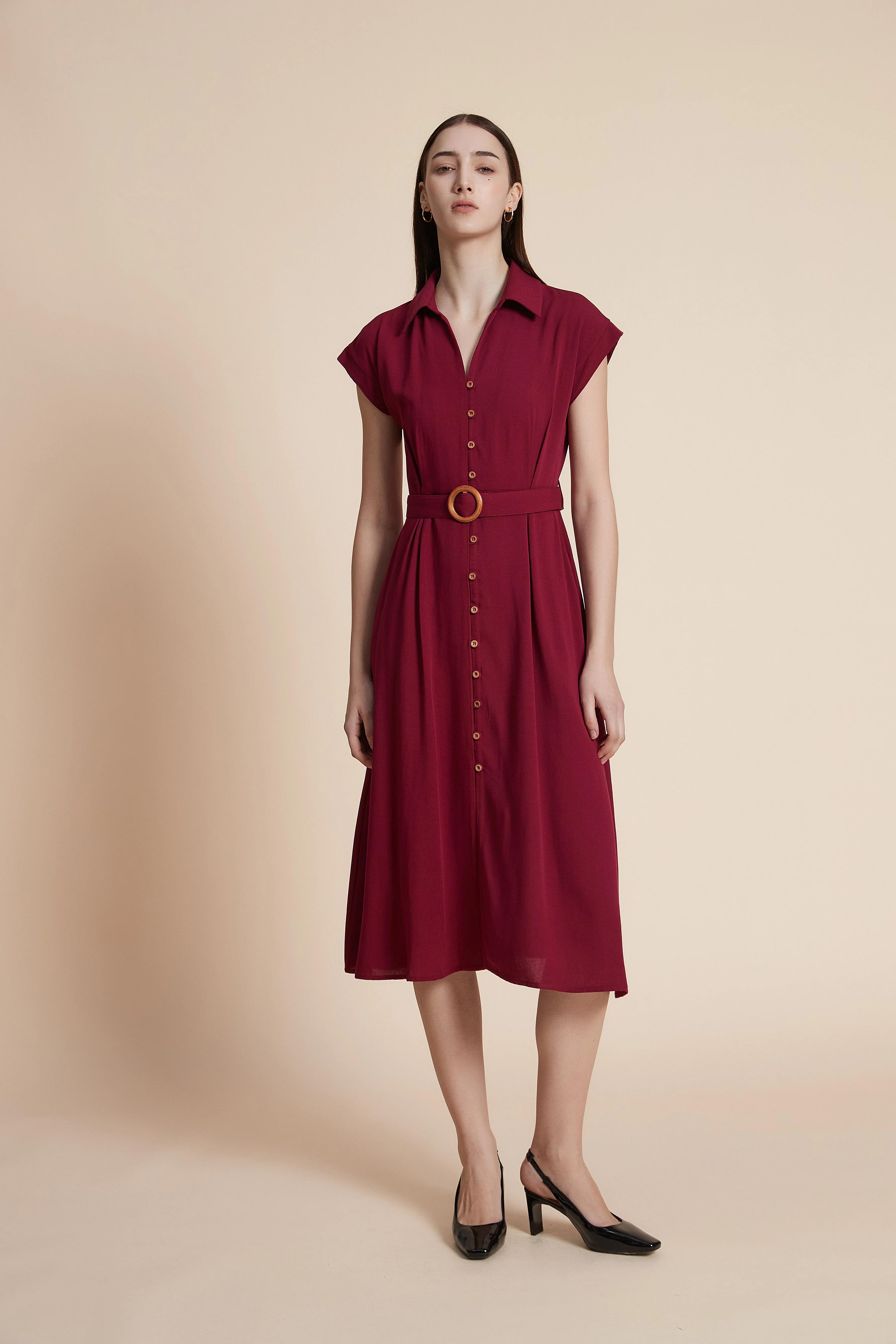 Sleeveless Midi Dress - Image 2