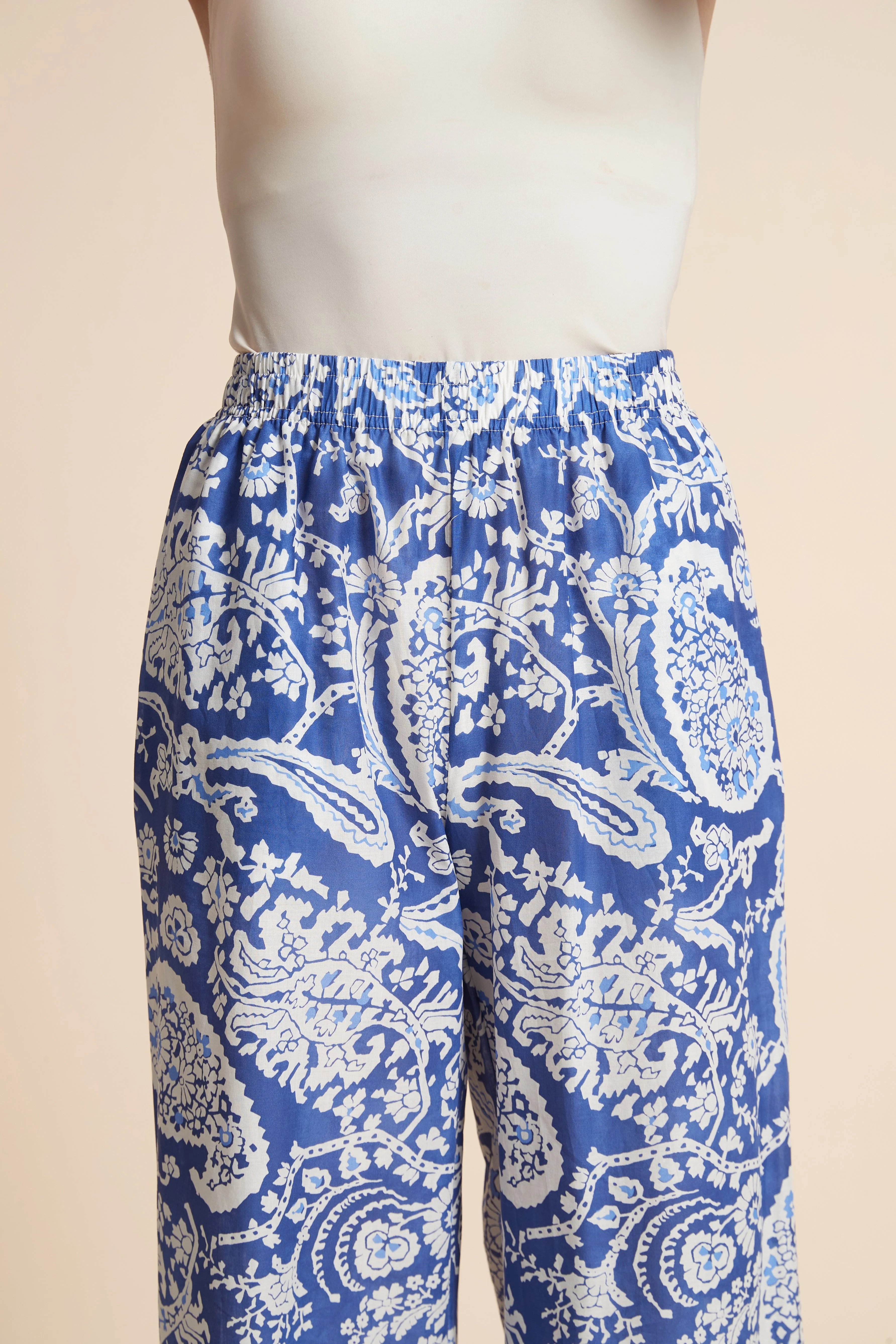 Wide Printed Long Pants - Image 6